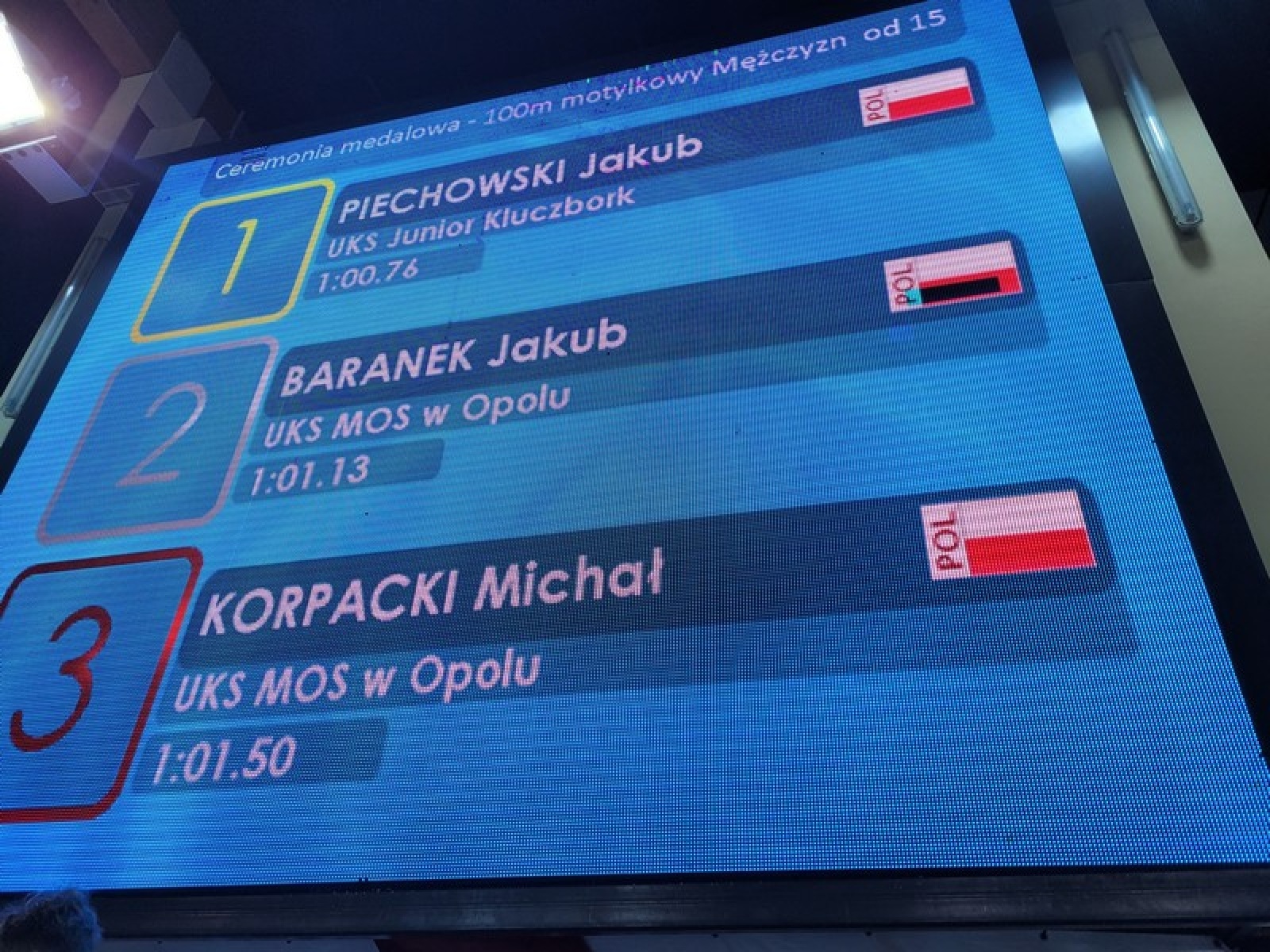 Zdjęcie w galerii na portalu naszraciborz.pl: Pływanie. Kamil Gohla najlepszy w lidze opolskiej wiadomości z regionu