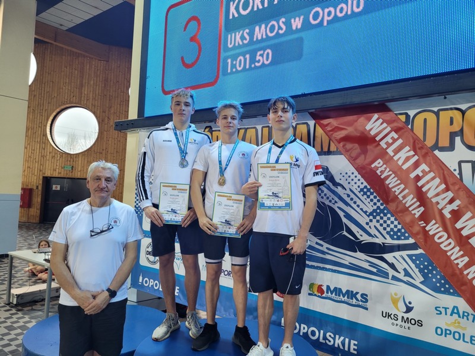 Zdjęcie w galerii na portalu naszraciborz.pl: Pływanie. Kamil Gohla najlepszy w lidze opolskiej wiadomości z regionu