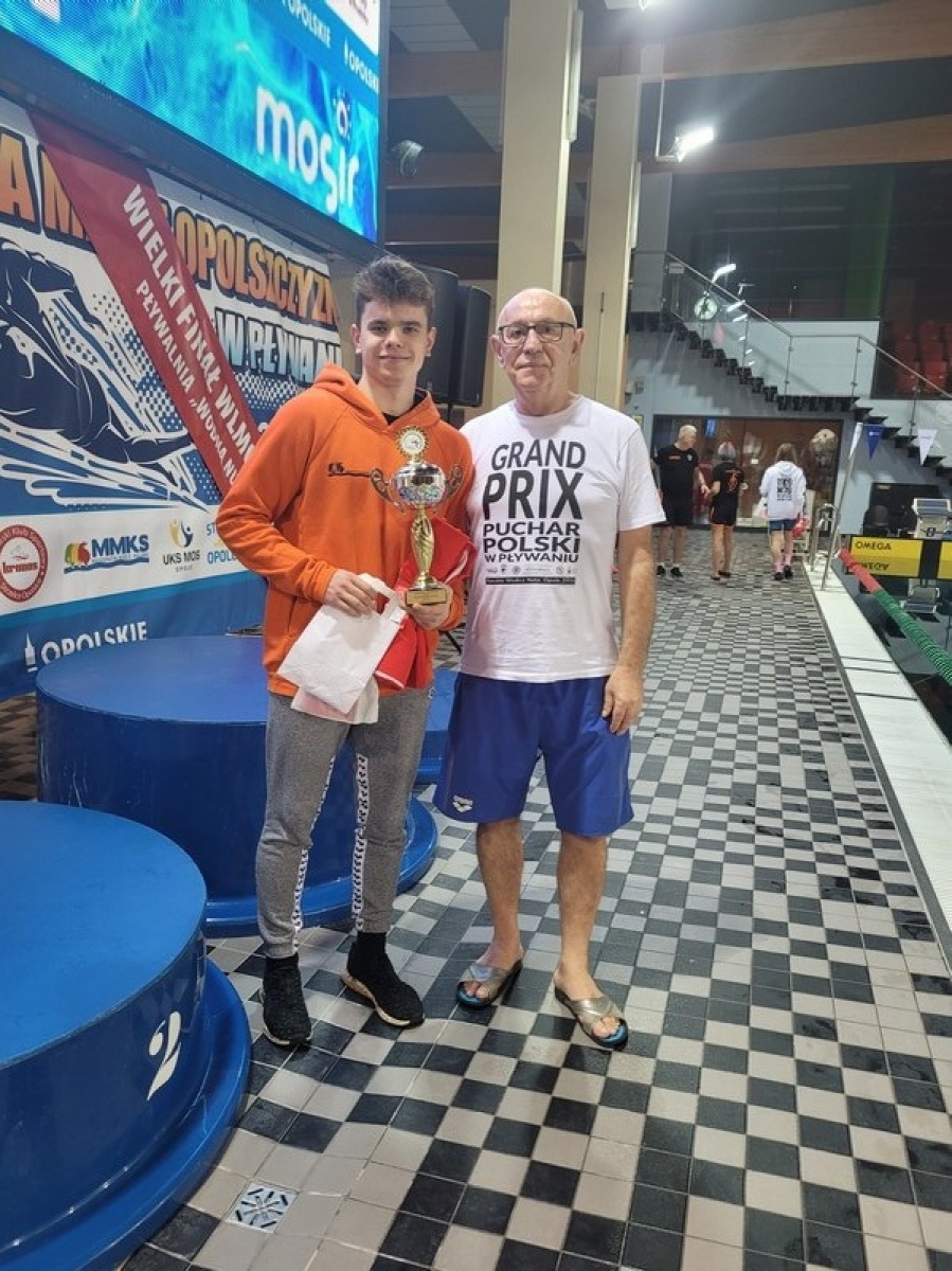 Zdjęcie w galerii na portalu naszraciborz.pl: Pływanie. Kamil Gohla najlepszy w lidze opolskiej wiadomości z regionu