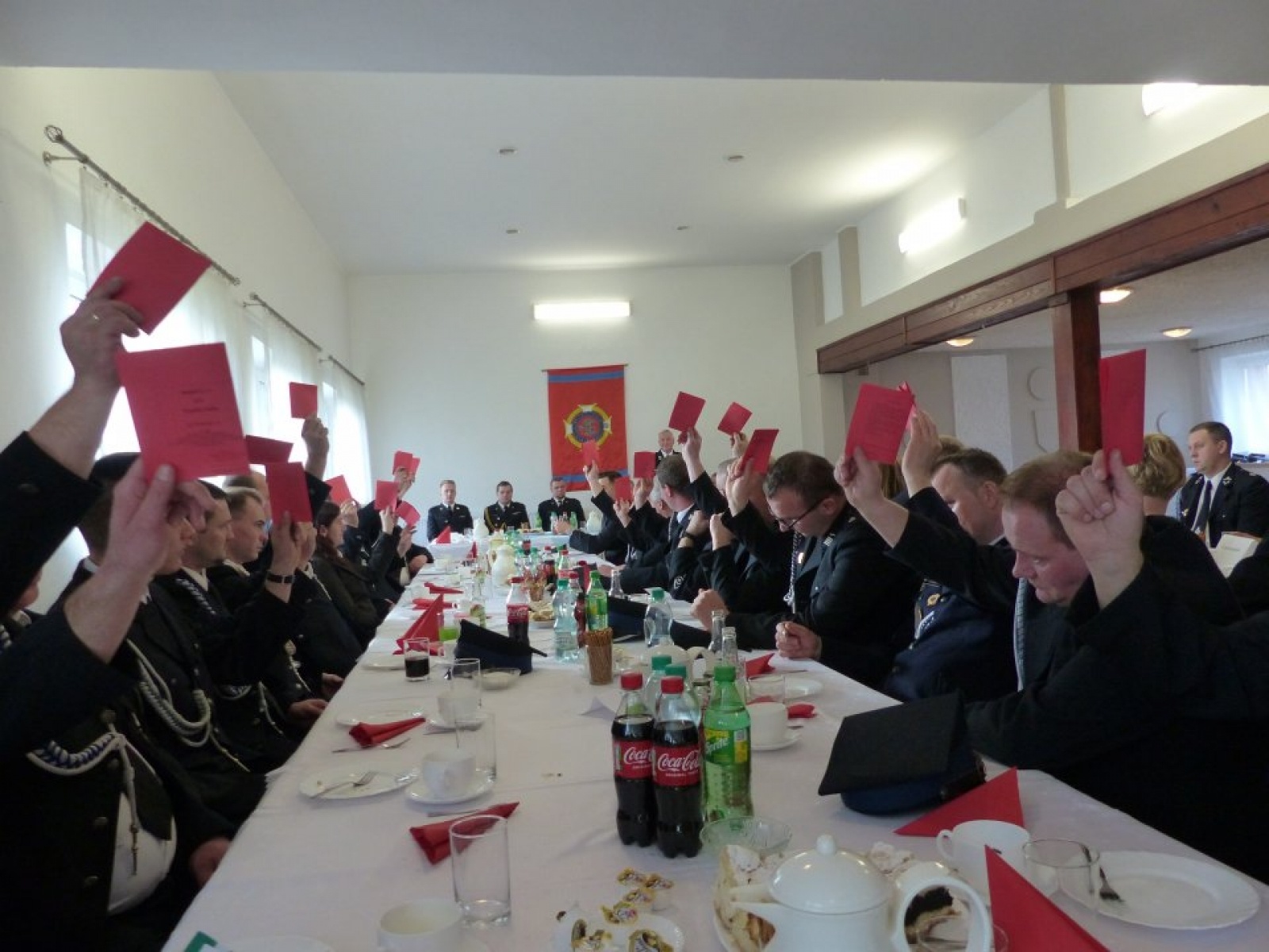 Zdjęcie w galerii na portalu naszraciborz.pl: Odbył się zjazd Oddziału Gminnego Związku OSP RP Gminy Krzanowice wiadomości z regionu