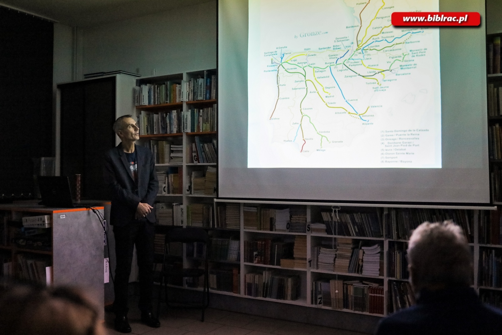 Zdjęcie w galerii na portalu naszraciborz.pl: Krzysztof Jeremicz opowiedział o swojej Drodze św. Jakuba wiadomości z regionu