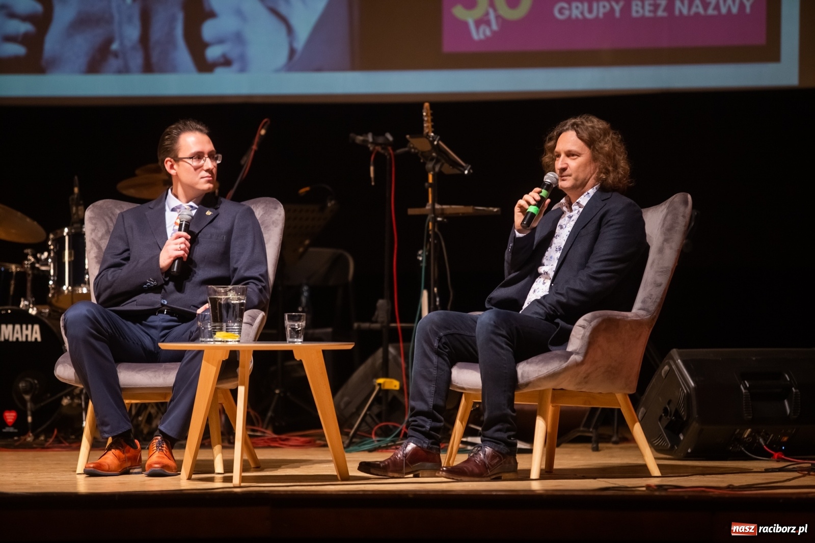 Zdjęcie w galerii na portalu naszraciborz.pl: Złote gody Grupy Bez Nazwy w RCK z Tyrmandem w tle wiadomości z regionu