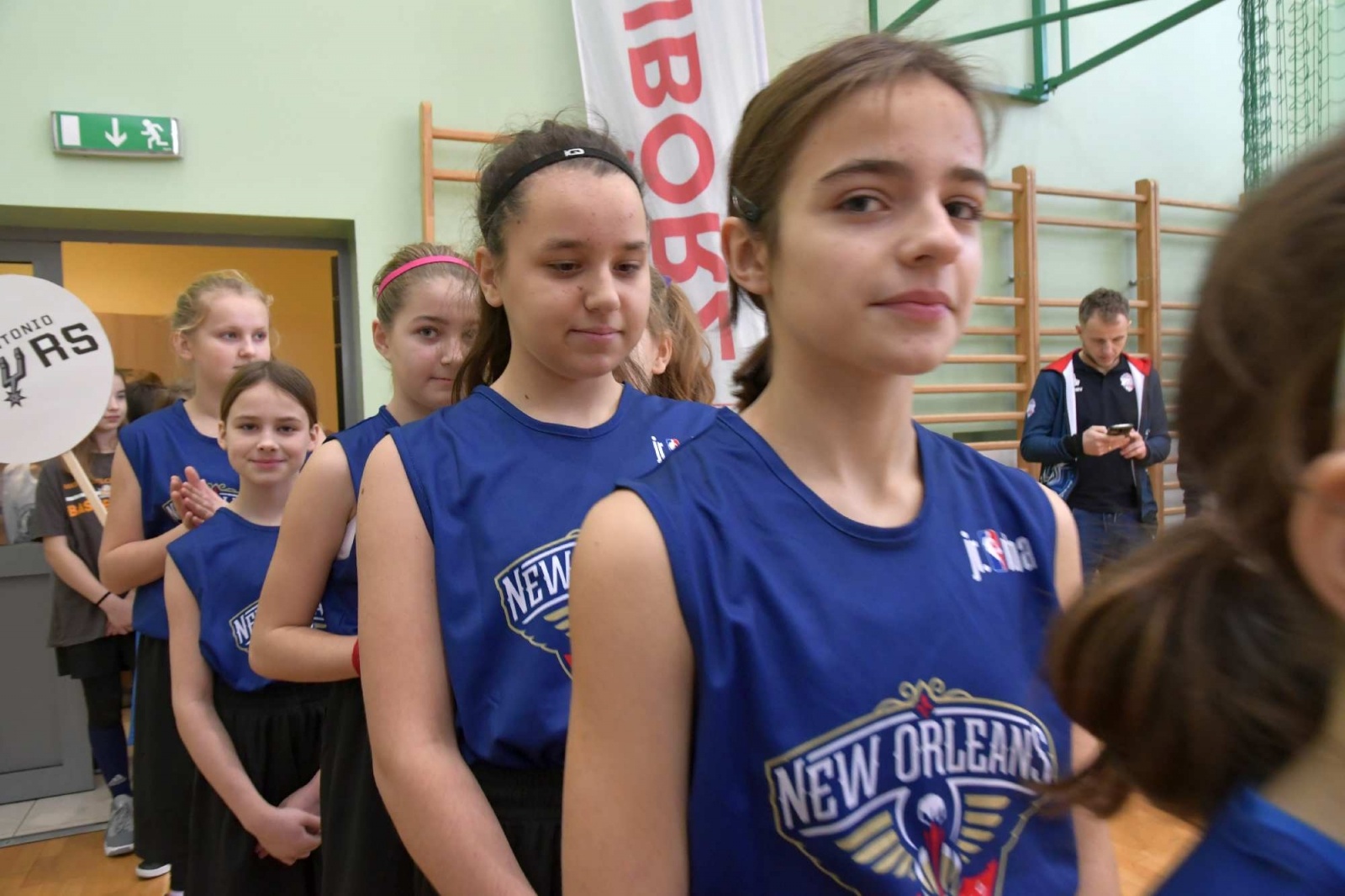 Zdjęcie w galerii na portalu naszraciborz.pl: Jr. NBA League w Raciborzu. Przyszłe gwiazdy koszykówki w Arenie Rafako [FOTO i WIDEO] wiadomości z regionu