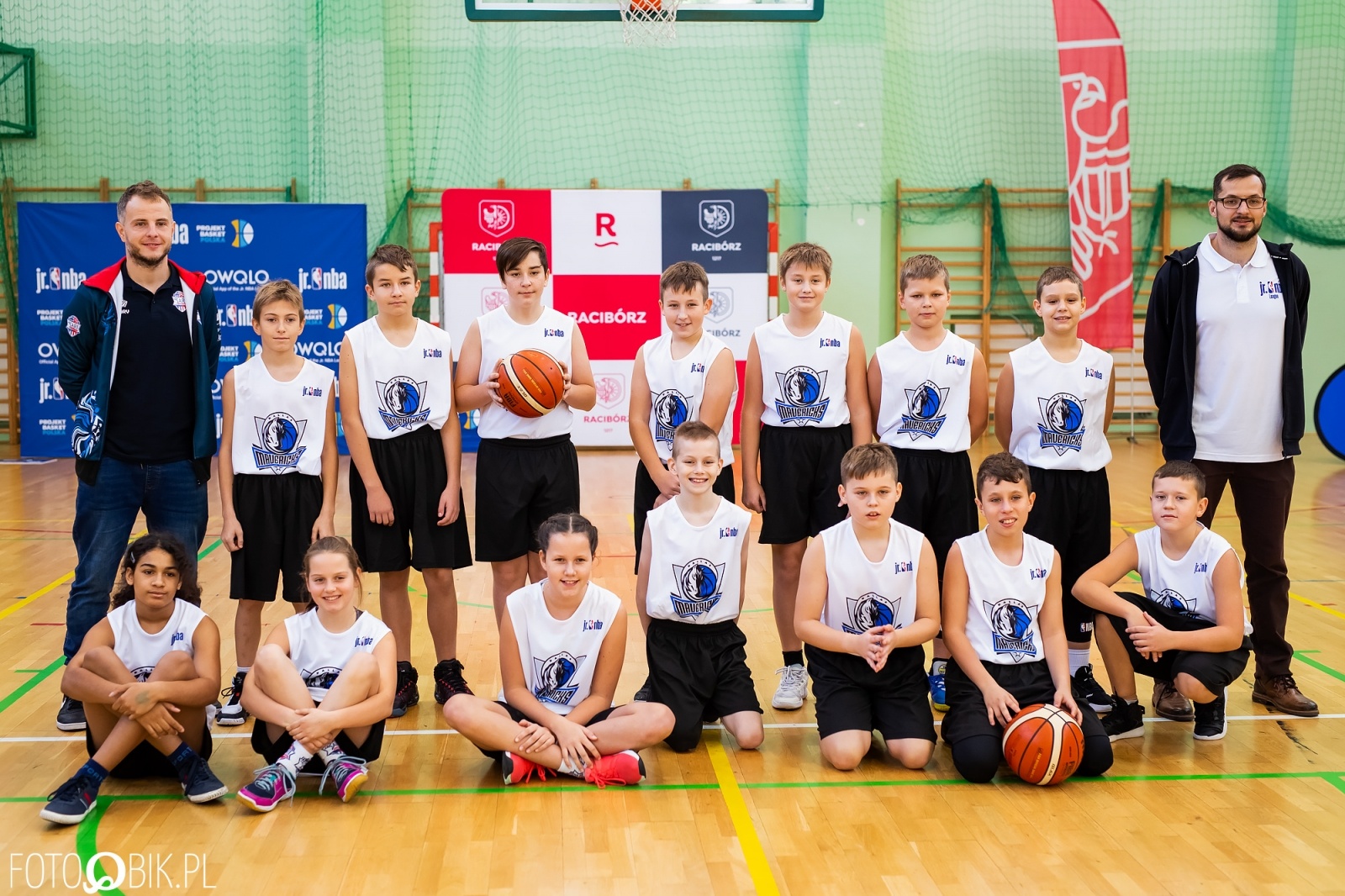 Zdjęcie w galerii na portalu naszraciborz.pl: Jr. NBA League w Raciborzu. Przyszłe gwiazdy koszykówki w Arenie Rafako [FOTO i WIDEO] wiadomości z regionu
