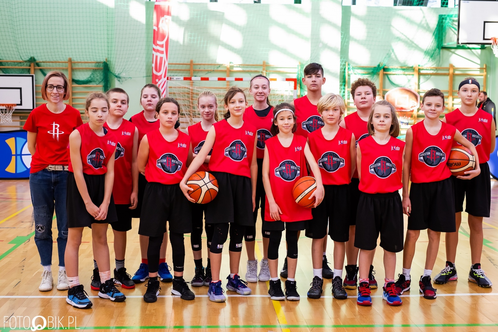 Zdjęcie w galerii na portalu naszraciborz.pl: Jr. NBA League w Raciborzu. Przyszłe gwiazdy koszykówki w Arenie Rafako [FOTO i WIDEO] wiadomości z regionu