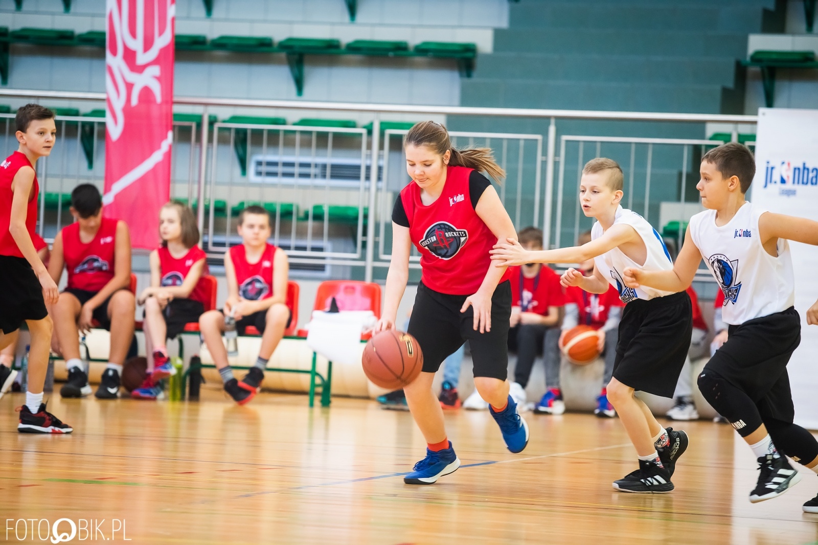 Zdjęcie w galerii na portalu naszraciborz.pl: Jr. NBA League w Raciborzu. Przyszłe gwiazdy koszykówki w Arenie Rafako [FOTO i WIDEO] wiadomości z regionu