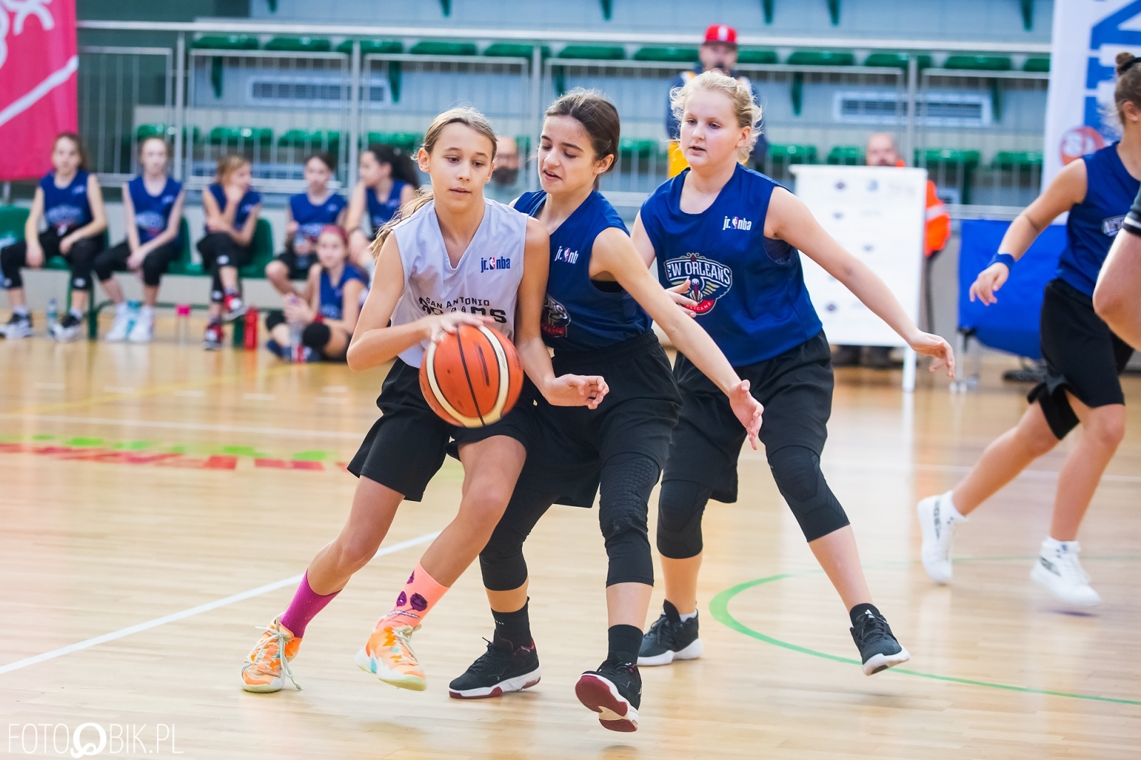 Zdjęcie w galerii na portalu naszraciborz.pl: Jr. NBA League w Raciborzu. Przyszłe gwiazdy koszykówki w Arenie Rafako [FOTO i WIDEO] wiadomości z regionu