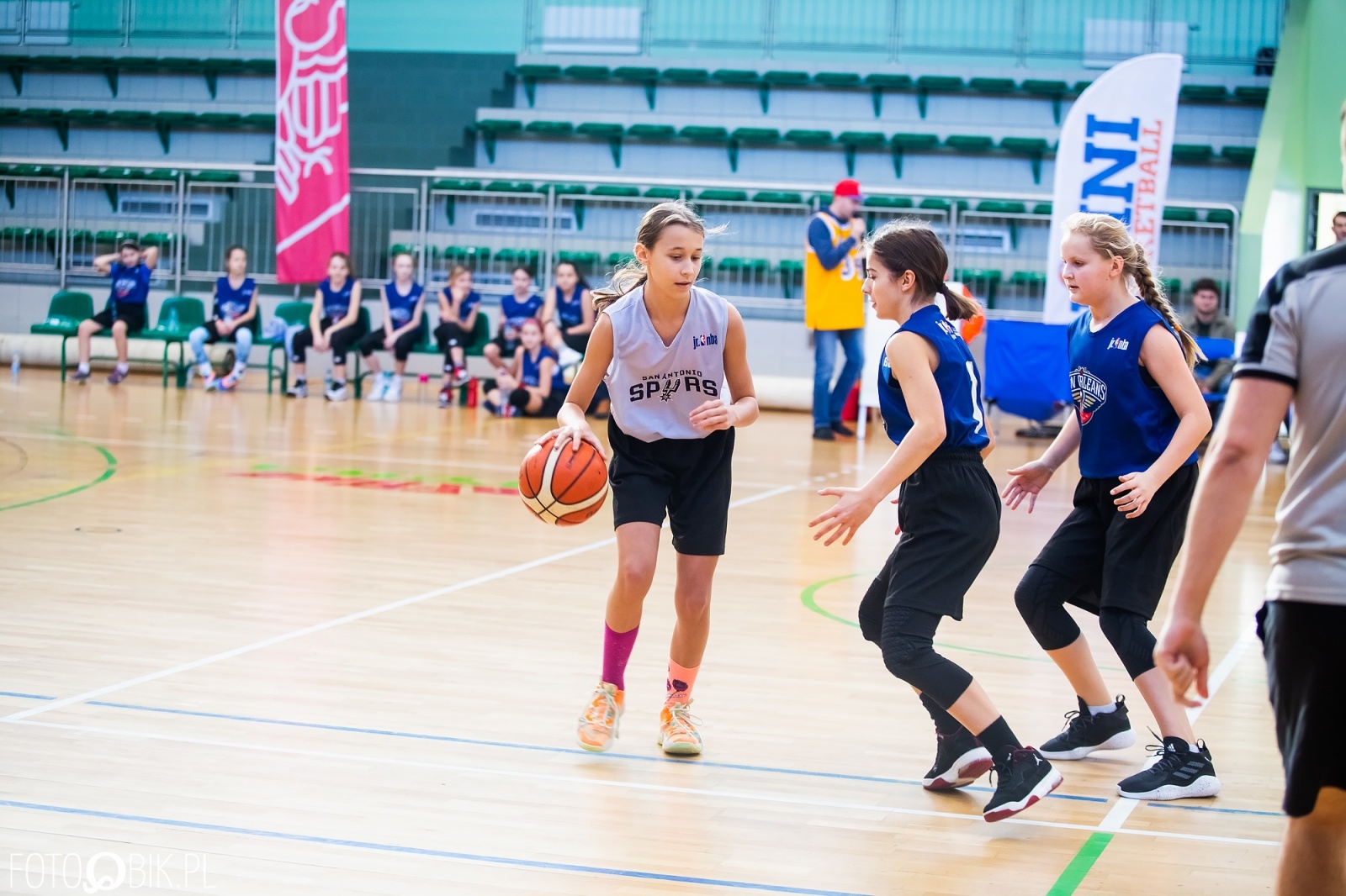 Zdjęcie w galerii na portalu naszraciborz.pl: Jr. NBA League w Raciborzu. Przyszłe gwiazdy koszykówki w Arenie Rafako [FOTO i WIDEO] wiadomości z regionu