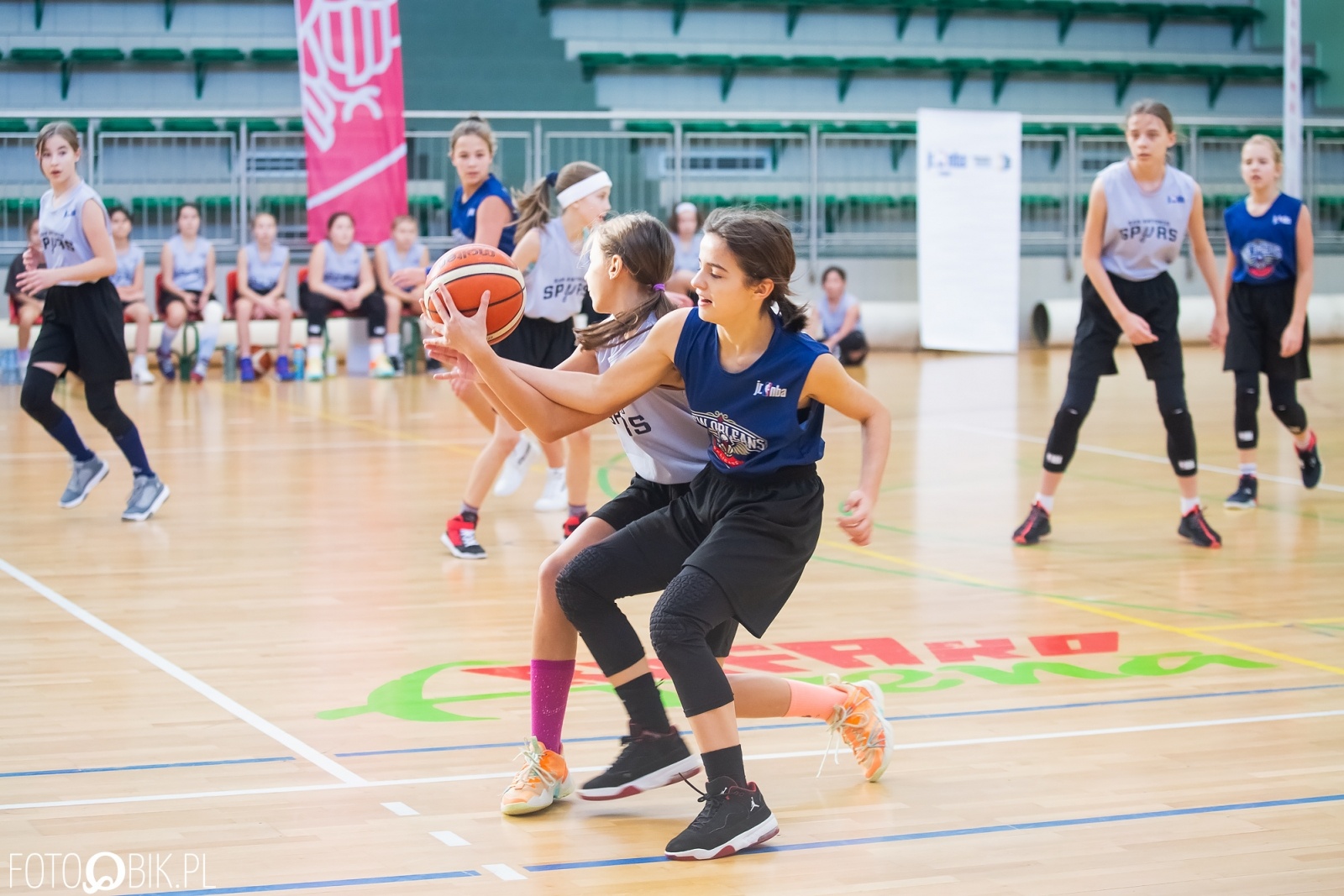 Zdjęcie w galerii na portalu naszraciborz.pl: Jr. NBA League w Raciborzu. Przyszłe gwiazdy koszykówki w Arenie Rafako [FOTO i WIDEO] wiadomości z regionu