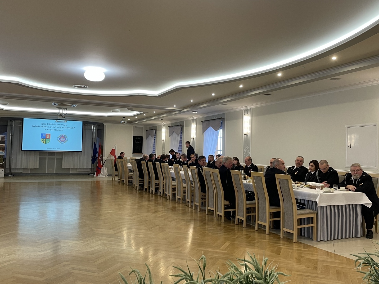 Zdjęcie w galerii na portalu naszraciborz.pl: Strażacy z gminy Krzyżanowice wybrali nowe władze wiadomości z regionu