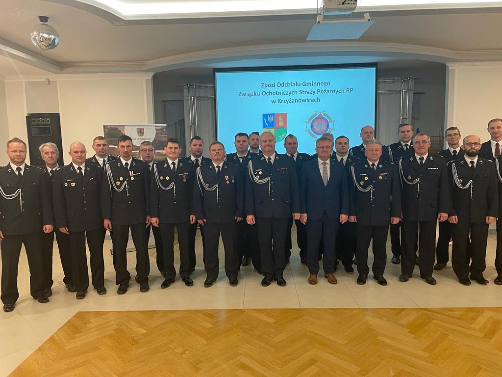 Zdjęcie w galerii na portalu naszraciborz.pl: Strażacy z gminy Krzyżanowice wybrali nowe władze wiadomości z regionu