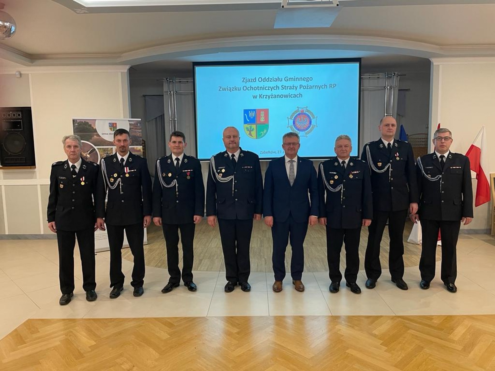 Zdjęcie w galerii na portalu naszraciborz.pl: Strażacy z gminy Krzyżanowice wybrali nowe władze wiadomości z regionu