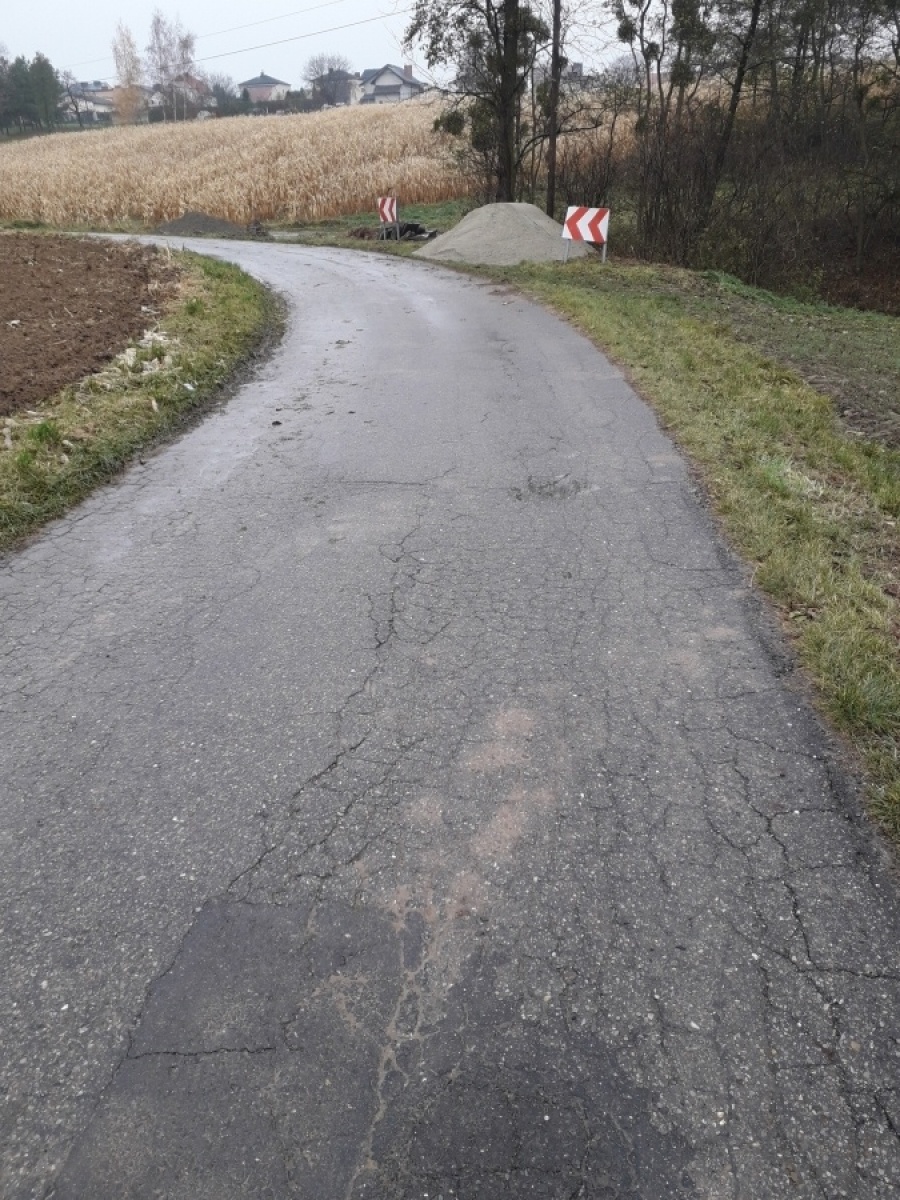 Zdjęcie w galerii na portalu naszraciborz.pl: W Nowej Wiosce naprawią zniszczoną drogę wiadomości z regionu