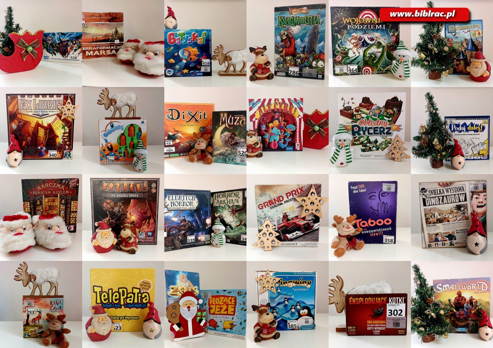 Zdjęcie w galerii na portalu naszraciborz.pl: W bibliotece znajdziesz... gry planszowe na każdy dzień, również na święta! wiadomości z regionu