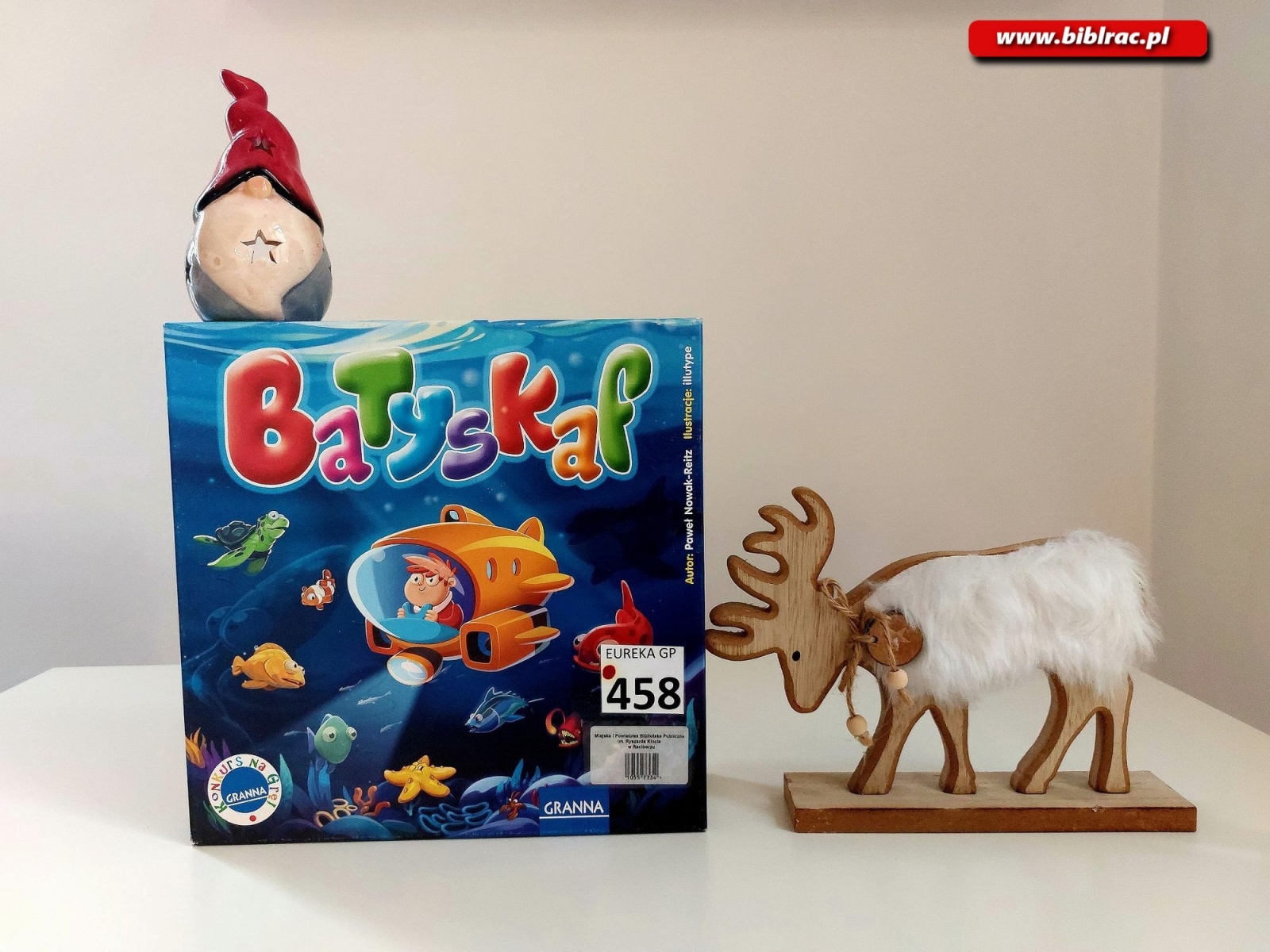 Zdjęcie w galerii na portalu naszraciborz.pl: W bibliotece znajdziesz... gry planszowe na każdy dzień, również na święta! wiadomości z regionu