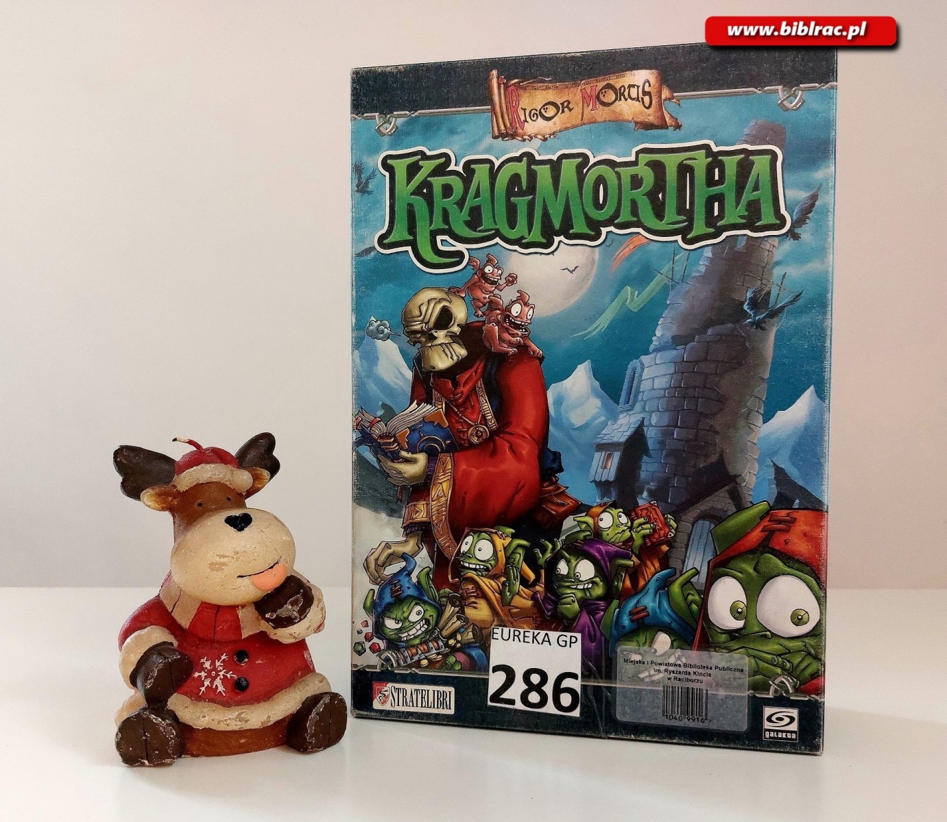 Zdjęcie w galerii na portalu naszraciborz.pl: W bibliotece znajdziesz... gry planszowe na każdy dzień, również na święta! wiadomości z regionu