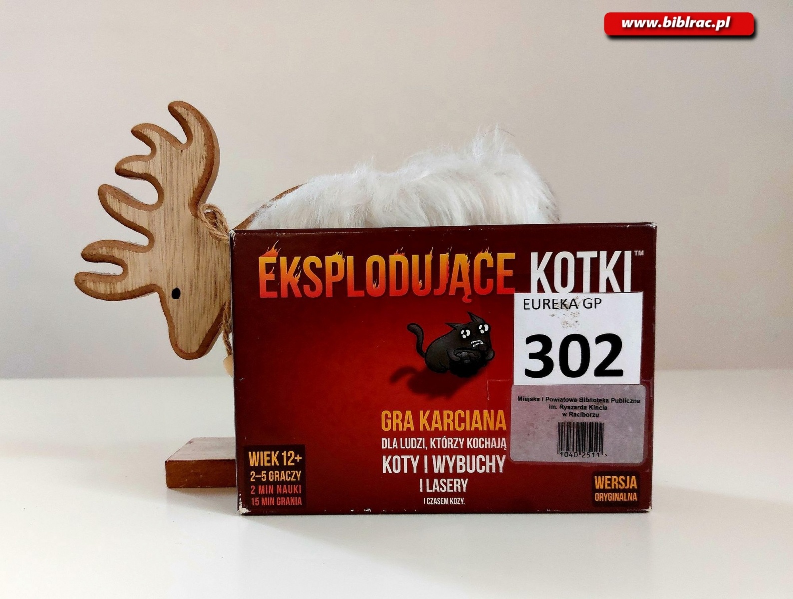 Zdjęcie w galerii na portalu naszraciborz.pl: W bibliotece znajdziesz... gry planszowe na każdy dzień, również na święta! wiadomości z regionu