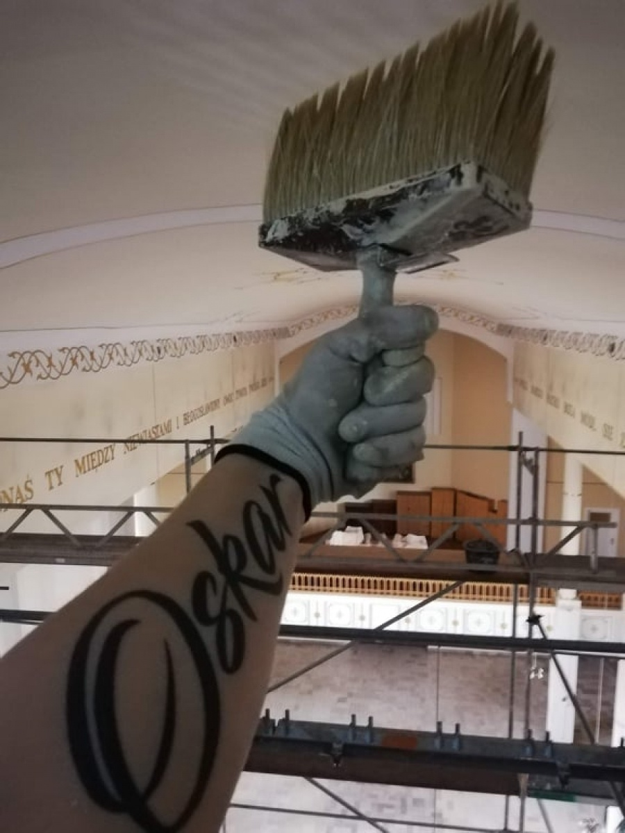 Zdjęcie w galerii na portalu naszraciborz.pl: Witacze RACIBÓRZ i krzyż odnowione wiadomości z regionu