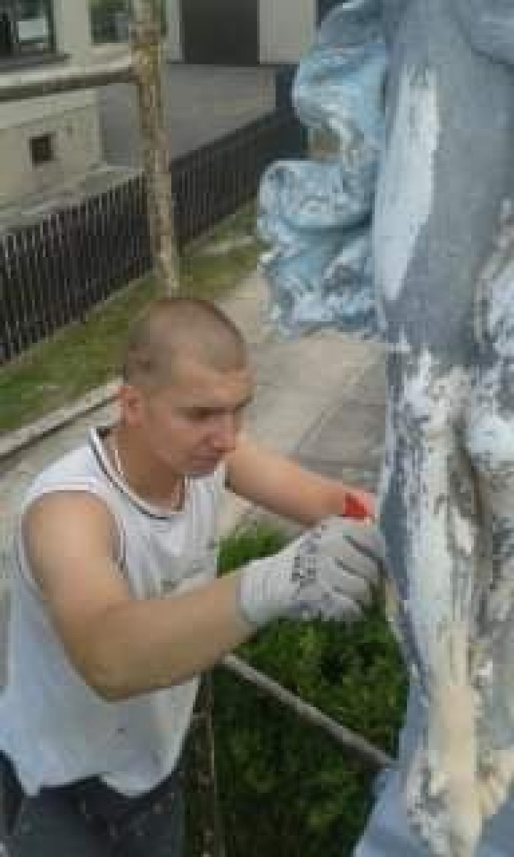 Zdjęcie w galerii na portalu naszraciborz.pl: Witacze RACIBÓRZ i krzyż odnowione wiadomości z regionu