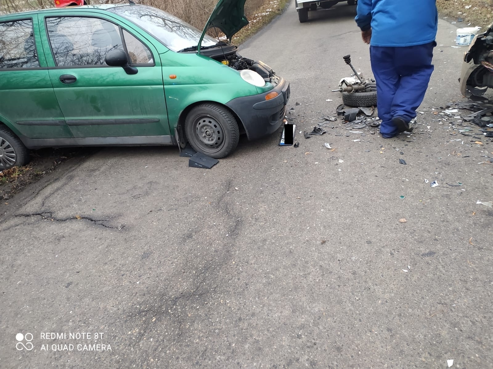 Zdjęcie w galerii na portalu naszraciborz.pl: Hyundai i deawoo zderzyły się na Wielikącie wiadomości z regionu