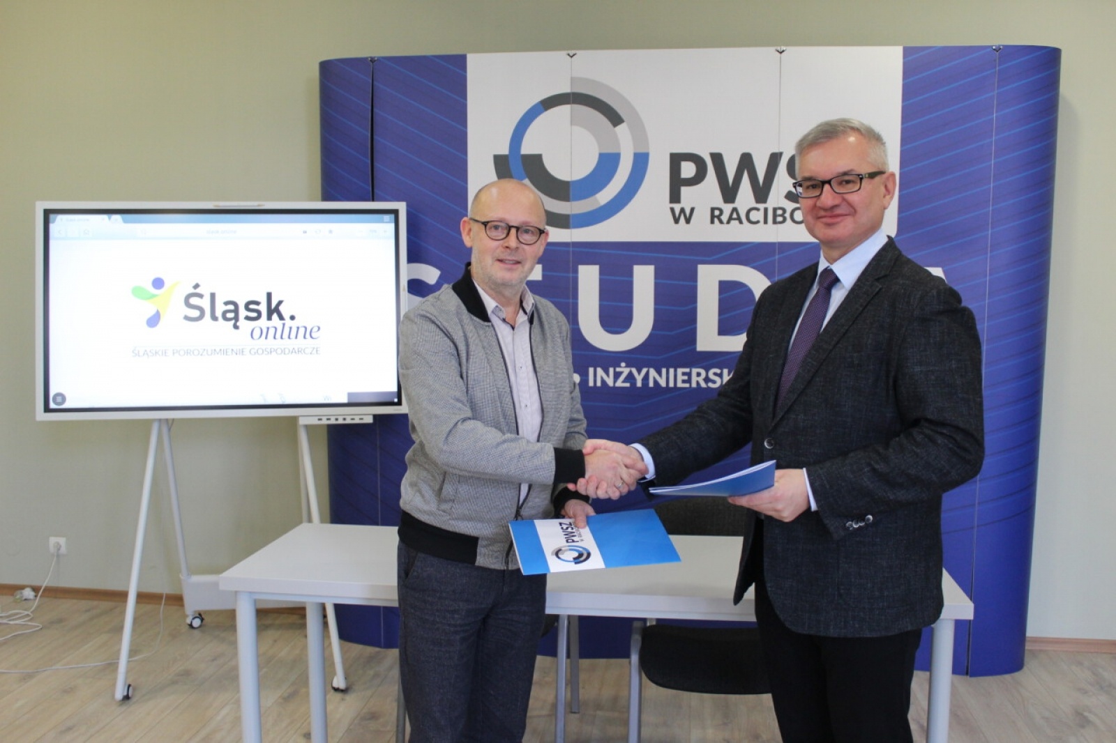 Zdjęcie w galerii na portalu naszraciborz.pl: PWSZ w Raciborzu partnerem Śląskiego Porozumienia Gospodarczego wiadomości z regionu