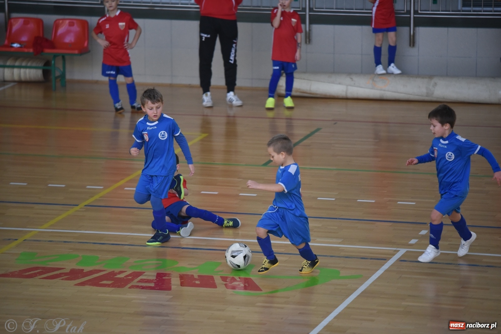 Zdjęcie w galerii na portalu naszraciborz.pl: Piłkarska rywalizacja żaków w Arenie Rafako [FOTO] wiadomości z regionu