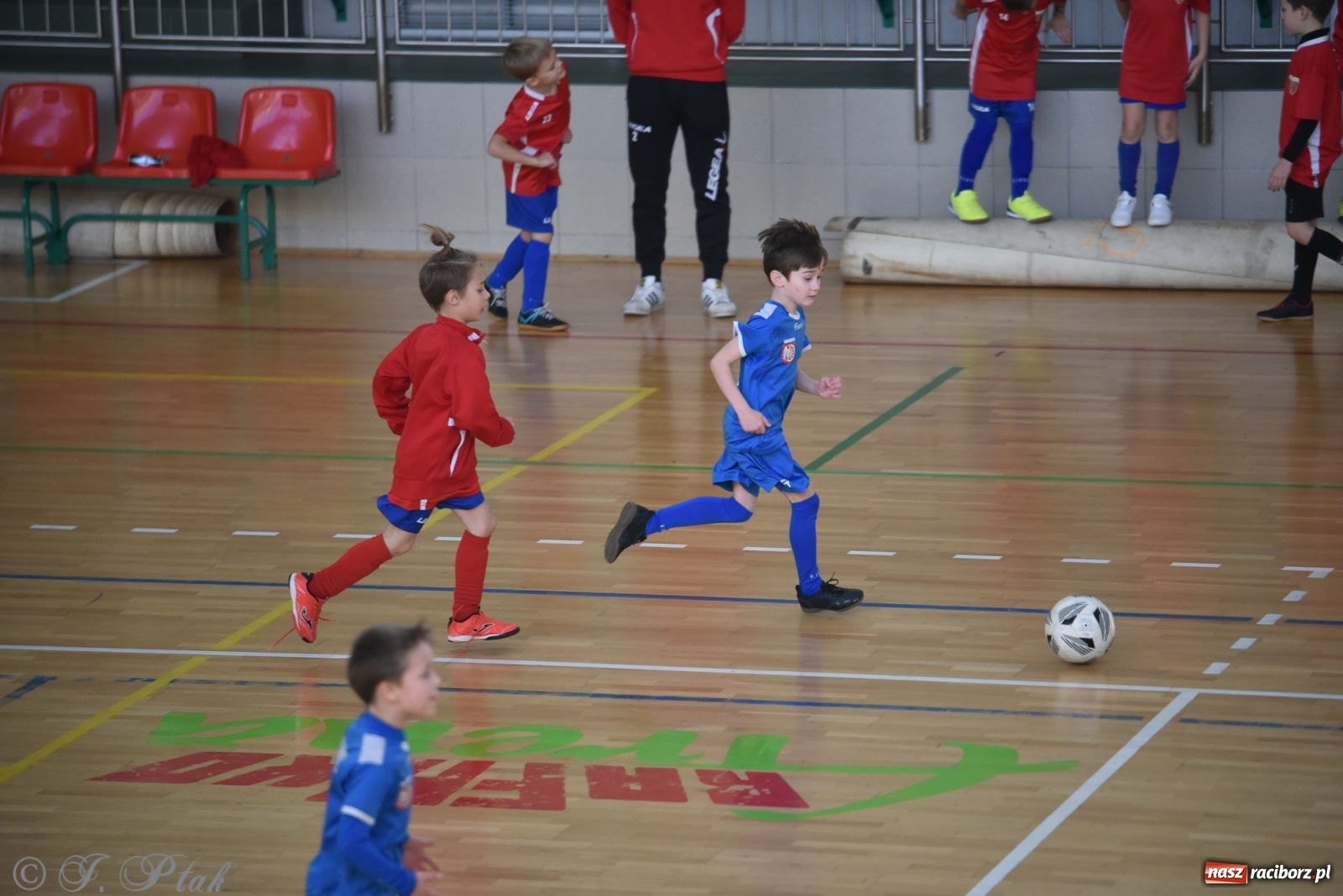 Zdjęcie w galerii na portalu naszraciborz.pl: Piłkarska rywalizacja żaków w Arenie Rafako [FOTO] wiadomości z regionu