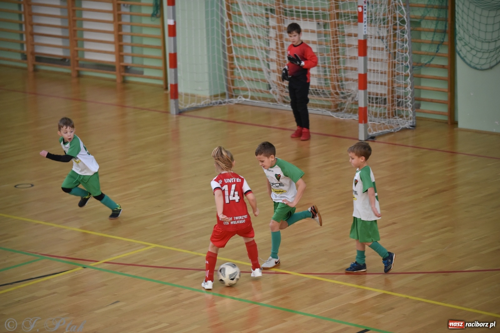 Zdjęcie w galerii na portalu naszraciborz.pl: Piłkarska rywalizacja żaków w Arenie Rafako [FOTO] wiadomości z regionu