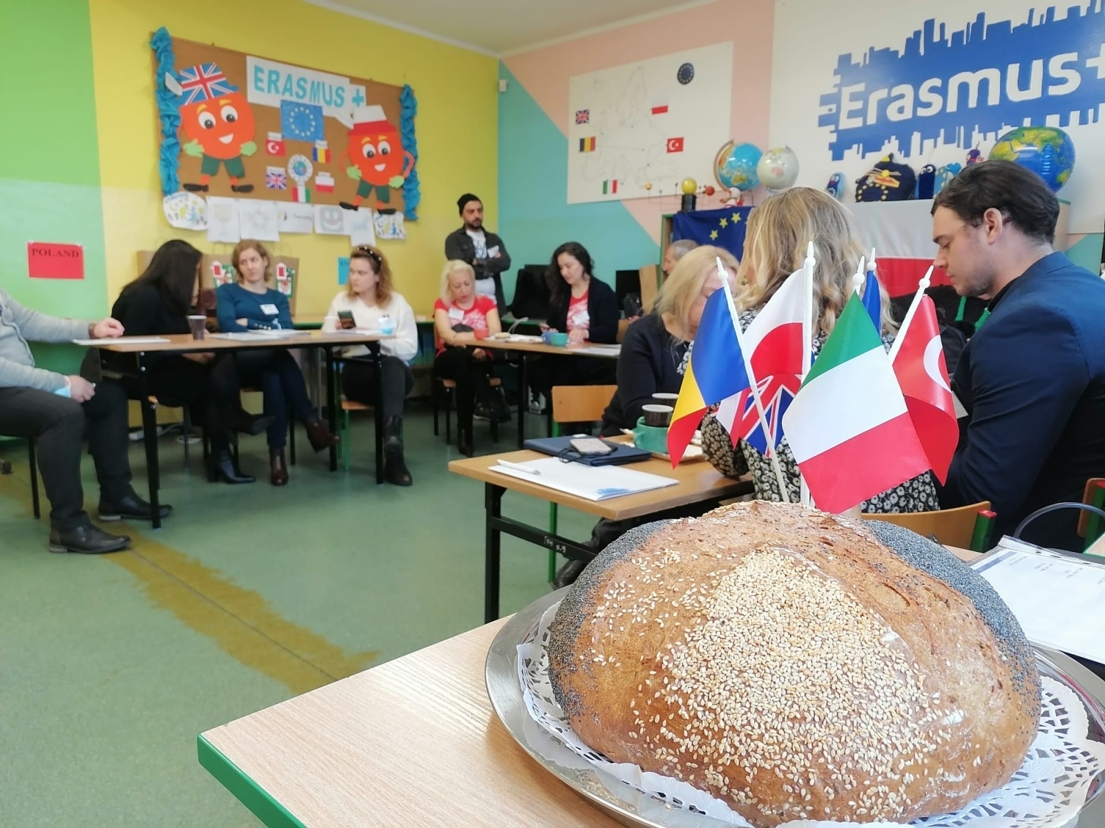 Zdjęcie w galerii na portalu naszraciborz.pl: Kolejne spotkanie Erasmus+ w szkole w Brzeźnicy wiadomości z regionu