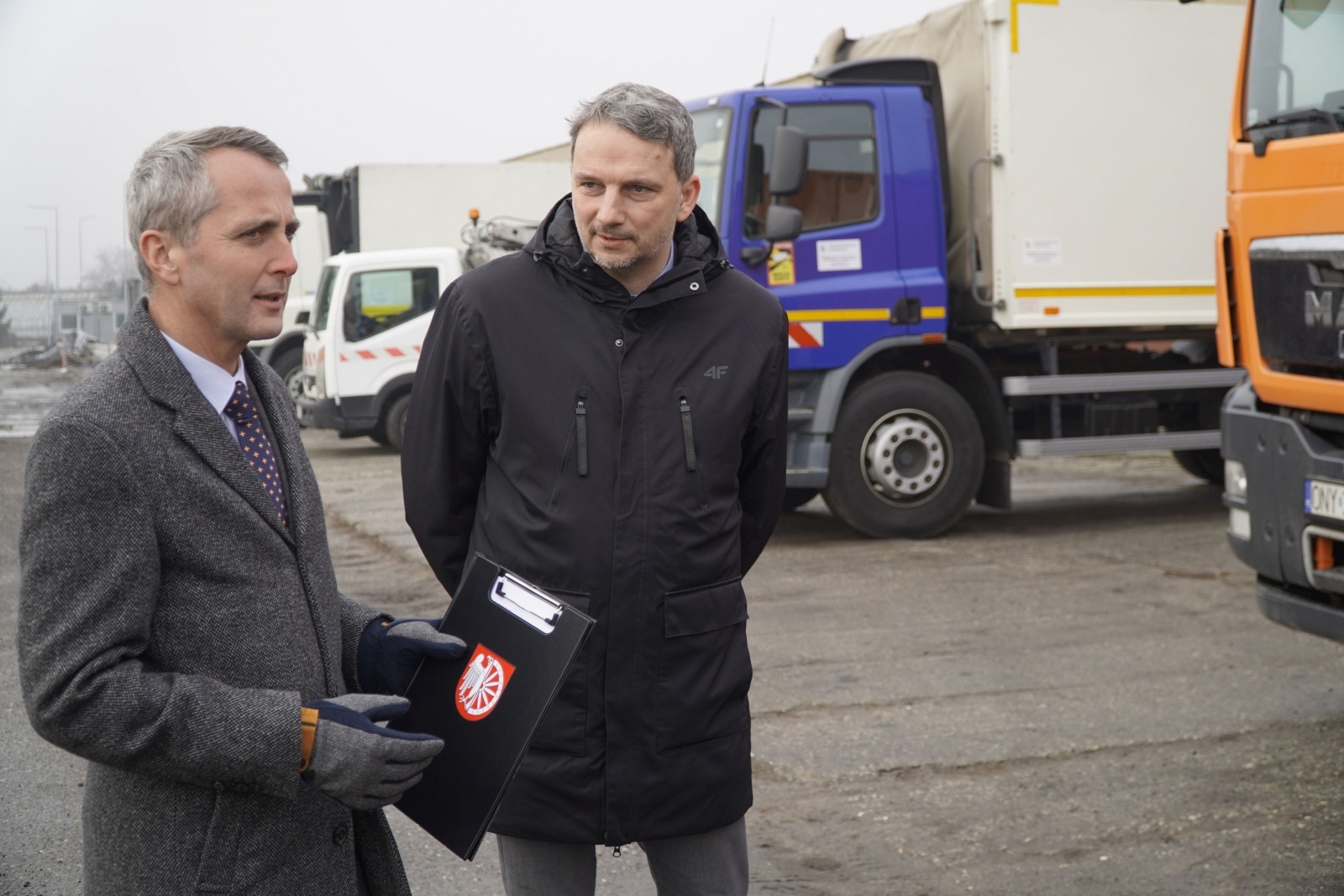 Zdjęcie w galerii na portalu naszraciborz.pl: Silni, zwarci, gotowi. Flota PK w styczniu wyruszy po odpady wiadomości z regionu