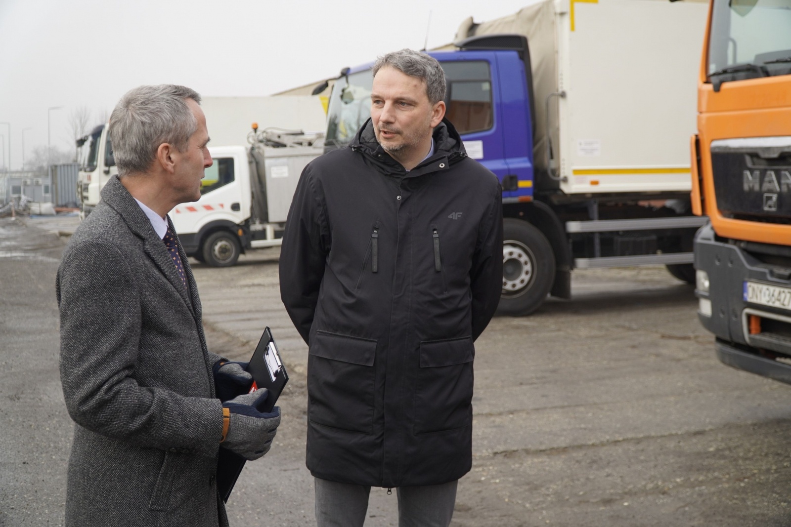Zdjęcie w galerii na portalu naszraciborz.pl: Silni, zwarci, gotowi. Flota PK w styczniu wyruszy po odpady wiadomości z regionu