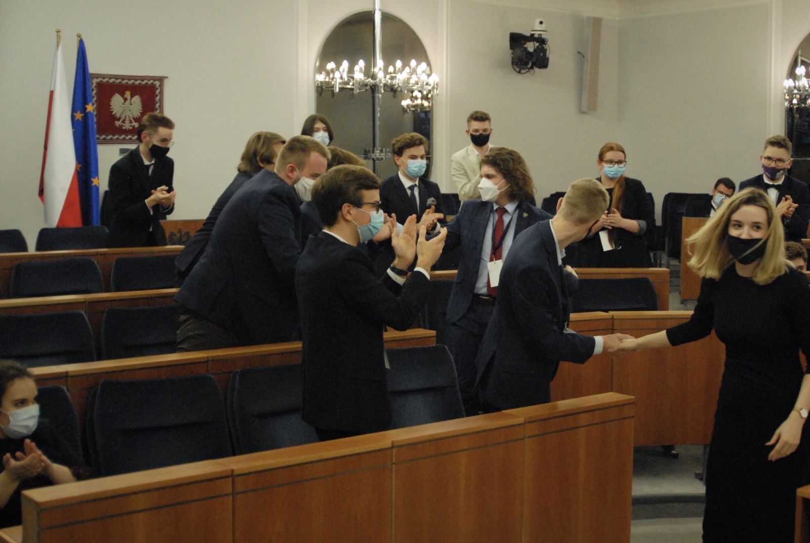 Zdjęcie w galerii na portalu naszraciborz.pl: Śląska młodzież w Parlamencie Młodych Rzeczypospolitej Polskiej wiadomości z regionu