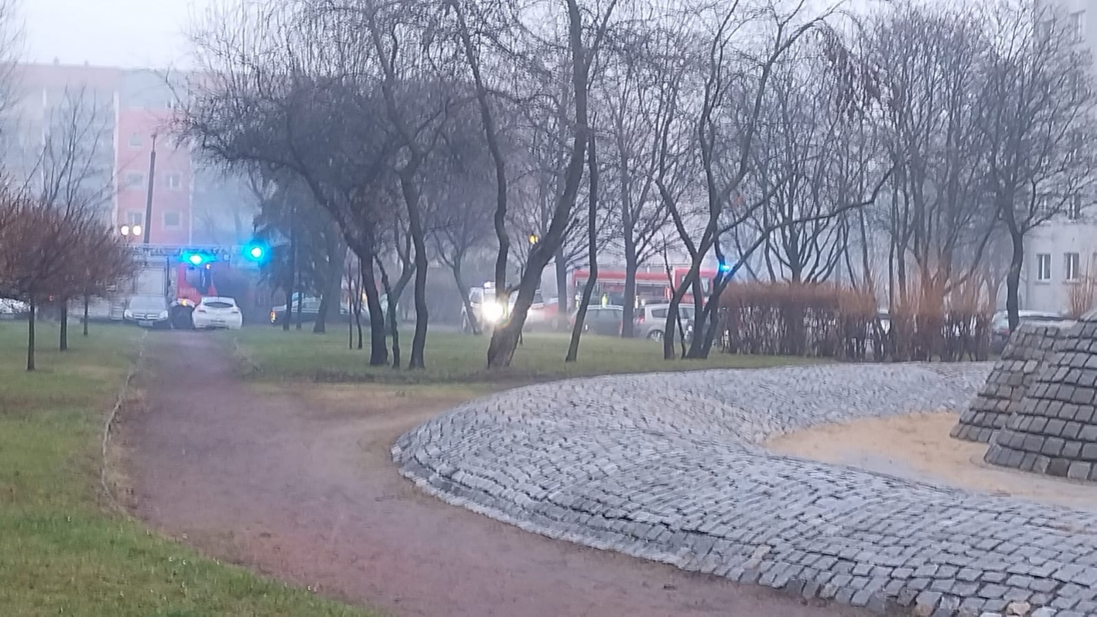 Zdjęcie w galerii na portalu naszraciborz.pl: Pożar mieszkania przy ul. Żorskiej w Raciborzu. Uratowano psa, 100 tys. zł strat [FOTO i WIDEO] wiadomości z regionu