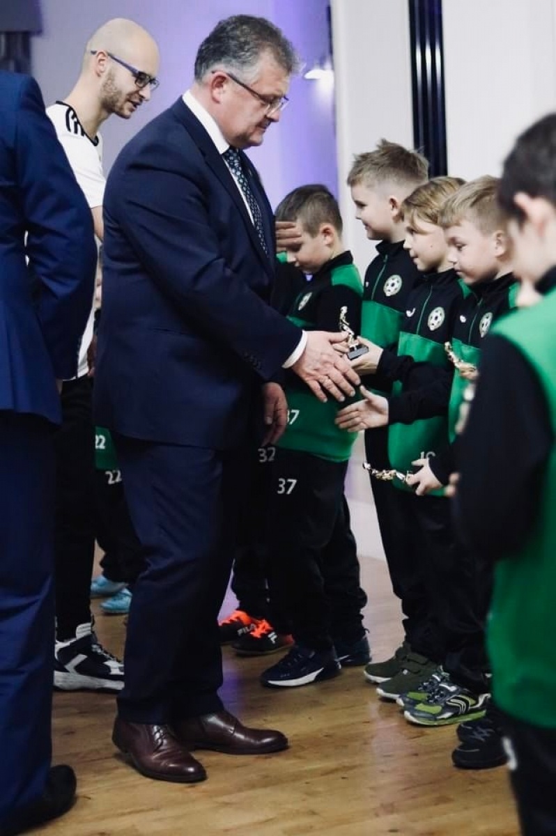 Zdjęcie w galerii na portalu naszraciborz.pl: Piłkarska gala w Tworkowie na podsumowanie rundy wiadomości z regionu