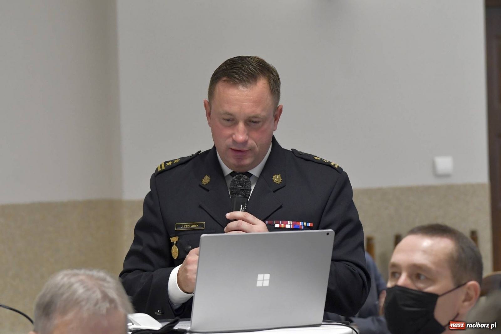 Zdjęcie w galerii na portalu naszraciborz.pl: Zjazd powiatowy OSP wybrał nowy zarząd. Złoty Krzyż Zasługi dla Jana Sochy wiadomości z regionu