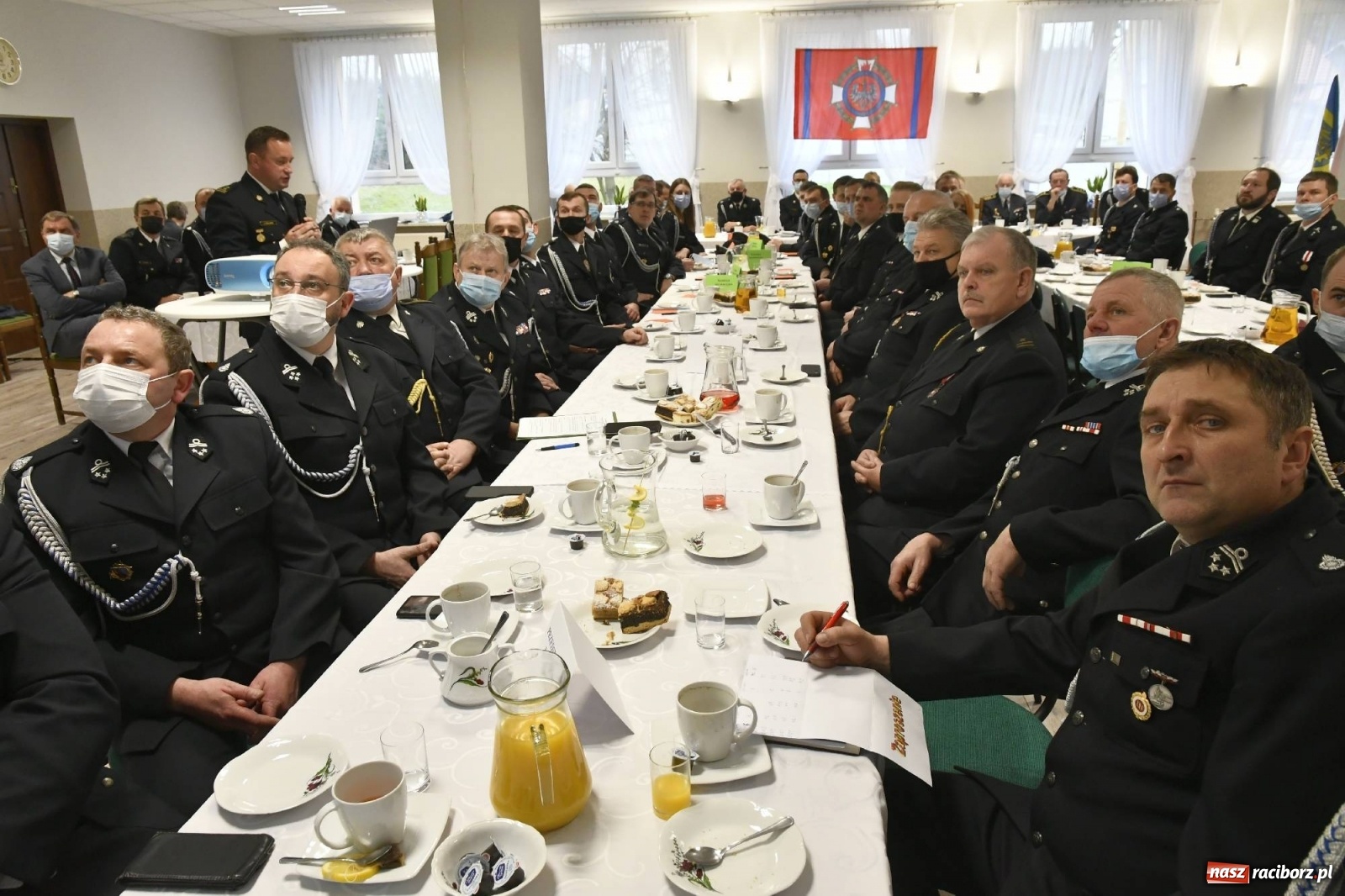 Zdjęcie w galerii na portalu naszraciborz.pl: Zjazd powiatowy OSP wybrał nowy zarząd. Złoty Krzyż Zasługi dla Jana Sochy wiadomości z regionu