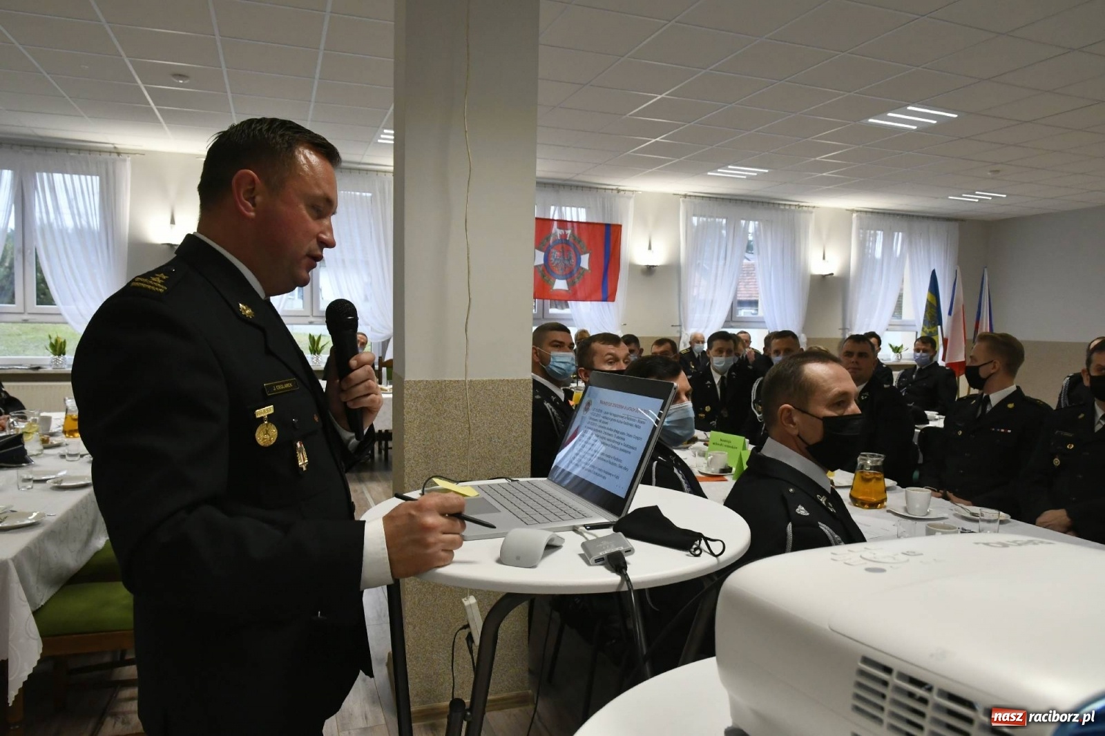 Zdjęcie w galerii na portalu naszraciborz.pl: Zjazd powiatowy OSP wybrał nowy zarząd. Złoty Krzyż Zasługi dla Jana Sochy wiadomości z regionu