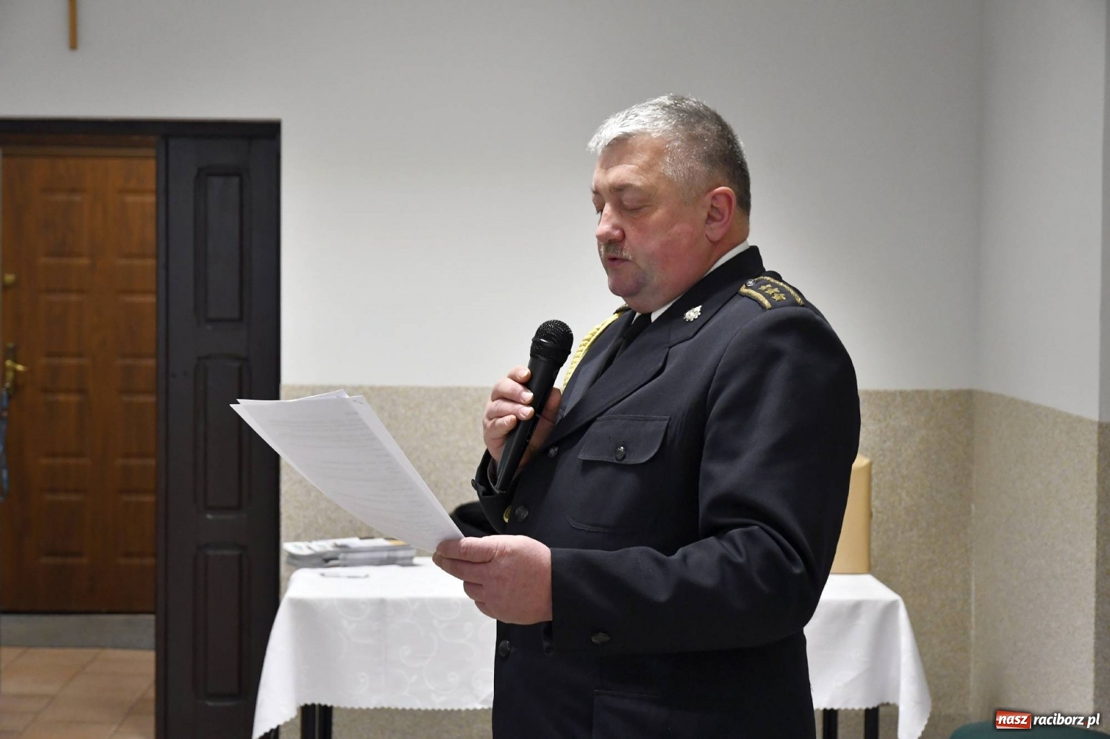 Zdjęcie w galerii na portalu naszraciborz.pl: Zjazd powiatowy OSP wybrał nowy zarząd. Złoty Krzyż Zasługi dla Jana Sochy wiadomości z regionu