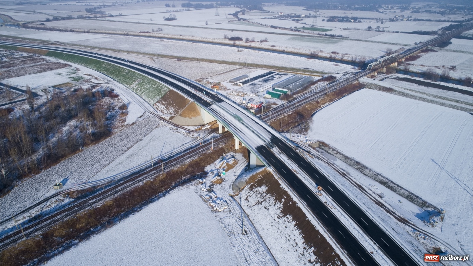 Zdjęcie w galerii na portalu naszraciborz.pl: Raport z budowy wschodniej obwodnicy Raciborza [FOTO i WIDEO] wiadomości z regionu
