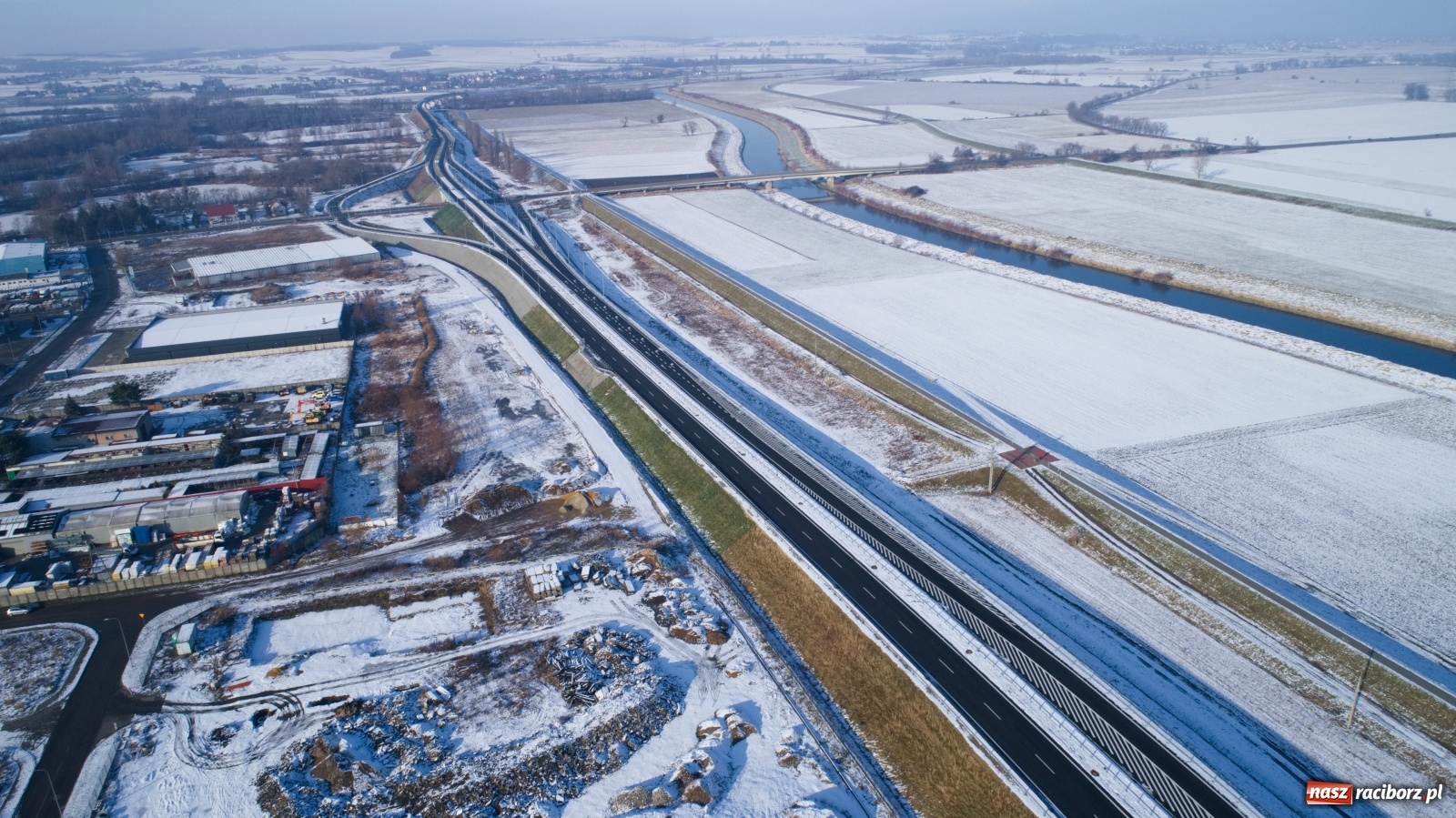 Zdjęcie w galerii na portalu naszraciborz.pl: Raport z budowy wschodniej obwodnicy Raciborza [FOTO i WIDEO] wiadomości z regionu