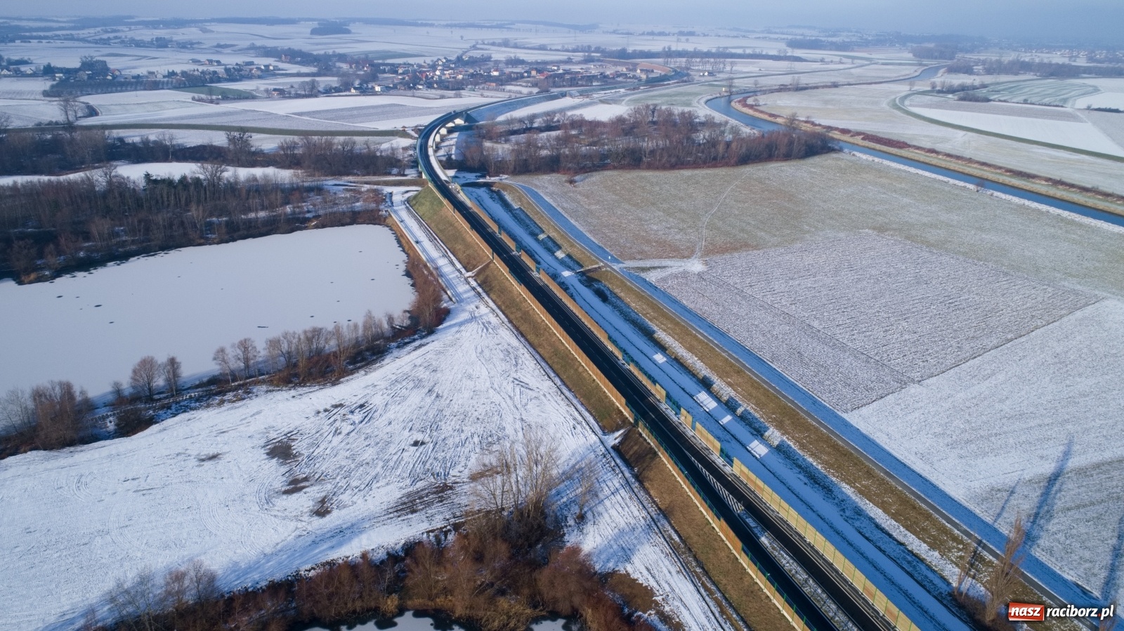 Zdjęcie w galerii na portalu naszraciborz.pl: Raport z budowy wschodniej obwodnicy Raciborza [FOTO i WIDEO] wiadomości z regionu