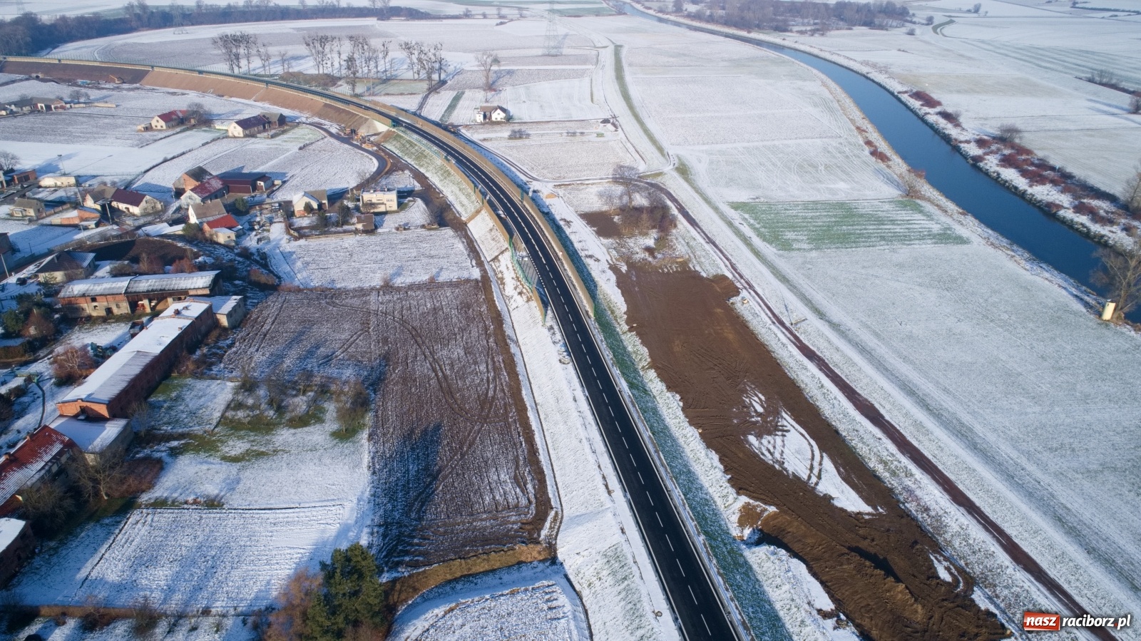 Zdjęcie w galerii na portalu naszraciborz.pl: Raport z budowy wschodniej obwodnicy Raciborza [FOTO i WIDEO] wiadomości z regionu