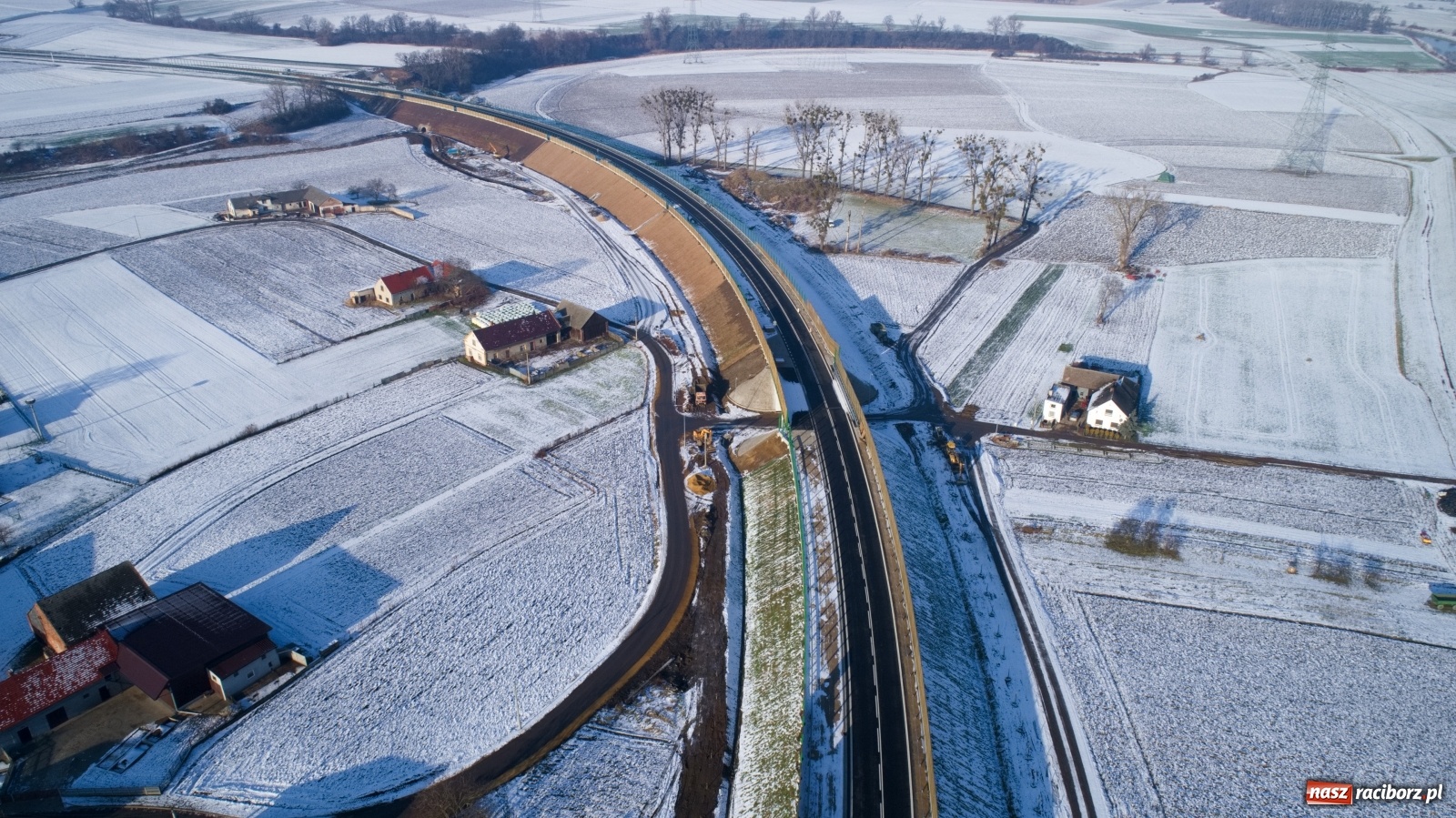 Zdjęcie w galerii na portalu naszraciborz.pl: Raport z budowy wschodniej obwodnicy Raciborza [FOTO i WIDEO] wiadomości z regionu