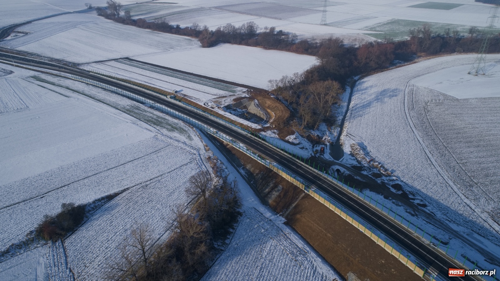 Zdjęcie w galerii na portalu naszraciborz.pl: Raport z budowy wschodniej obwodnicy Raciborza [FOTO i WIDEO] wiadomości z regionu