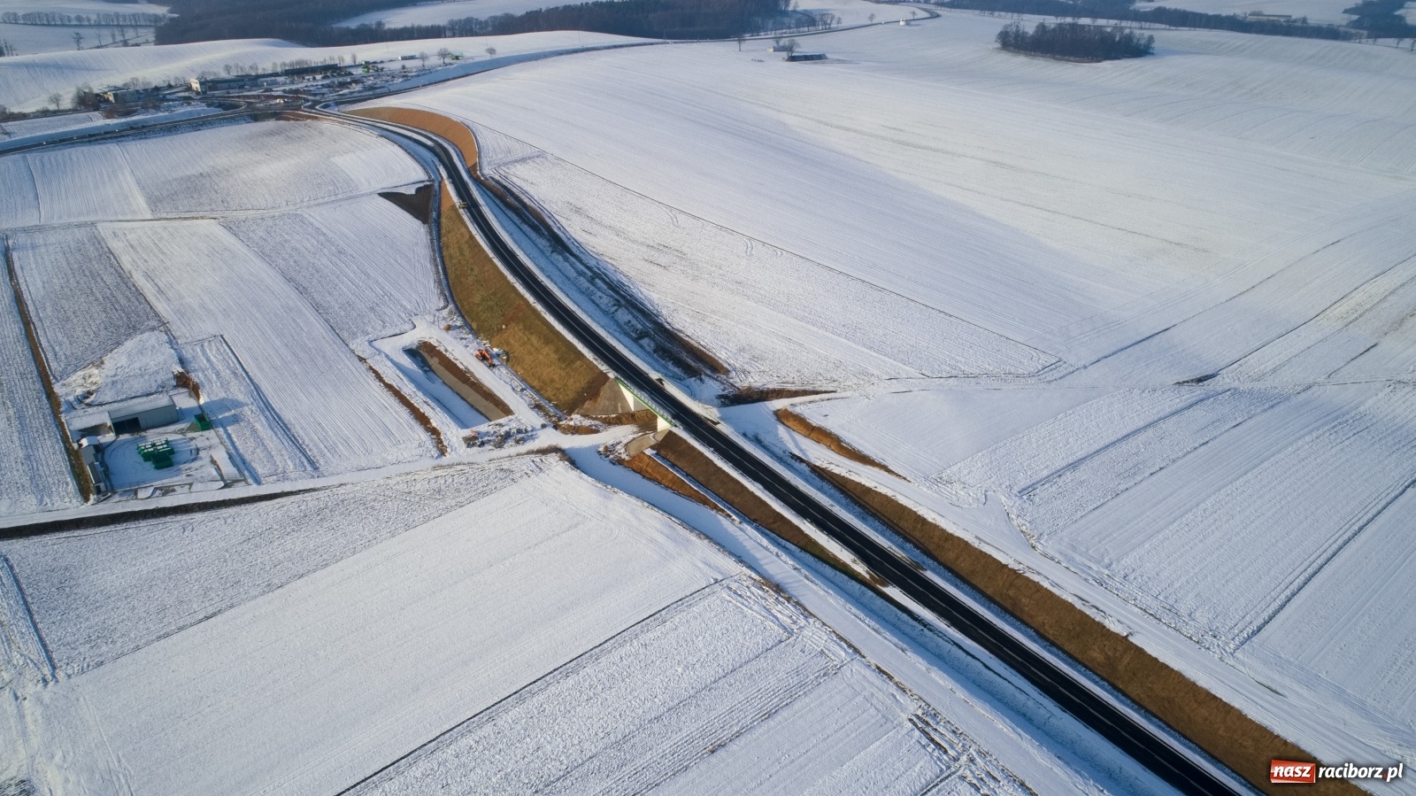 Zdjęcie w galerii na portalu naszraciborz.pl: Raport z budowy wschodniej obwodnicy Raciborza [FOTO i WIDEO] wiadomości z regionu