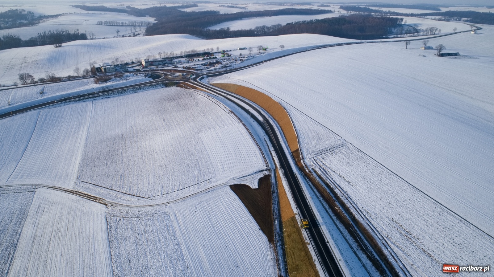 Zdjęcie w galerii na portalu naszraciborz.pl: Raport z budowy wschodniej obwodnicy Raciborza [FOTO i WIDEO] wiadomości z regionu