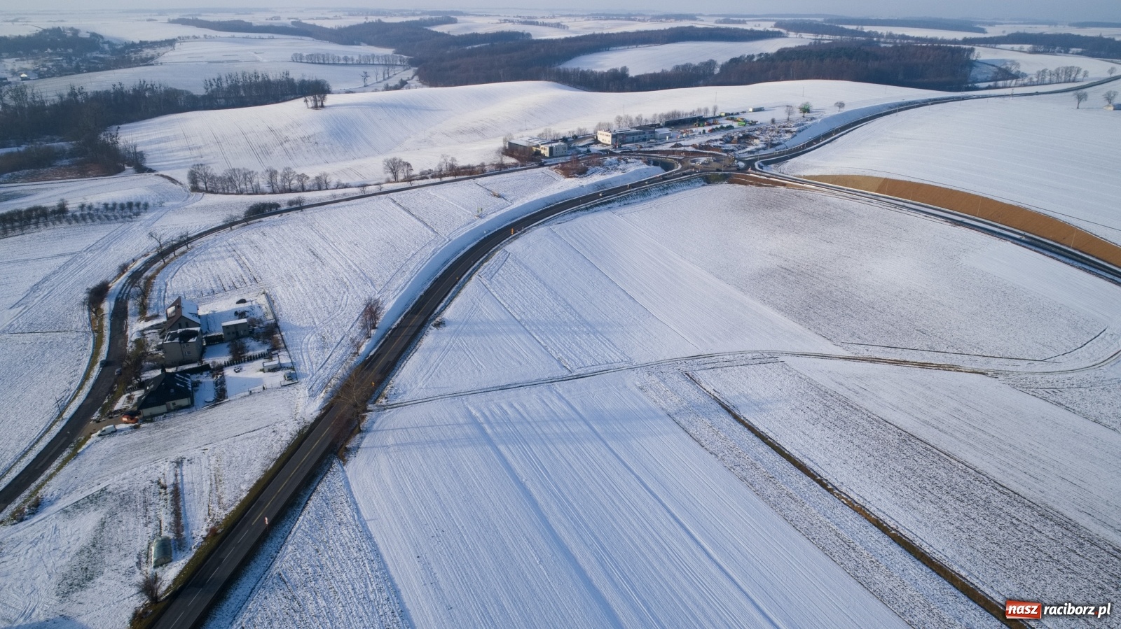 Zdjęcie w galerii na portalu naszraciborz.pl: Raport z budowy wschodniej obwodnicy Raciborza [FOTO i WIDEO] wiadomości z regionu