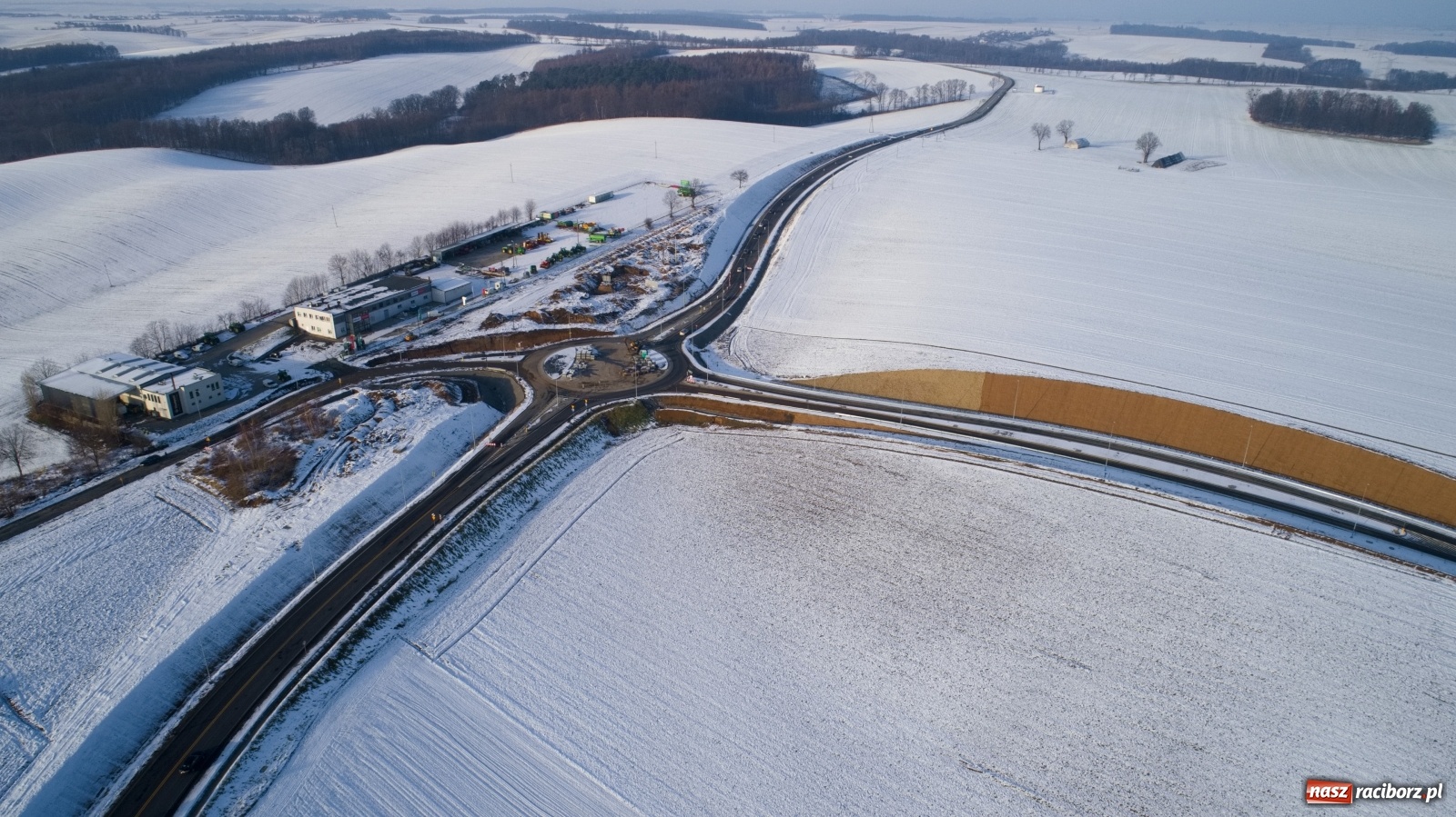 Zdjęcie w galerii na portalu naszraciborz.pl: Raport z budowy wschodniej obwodnicy Raciborza [FOTO i WIDEO] wiadomości z regionu