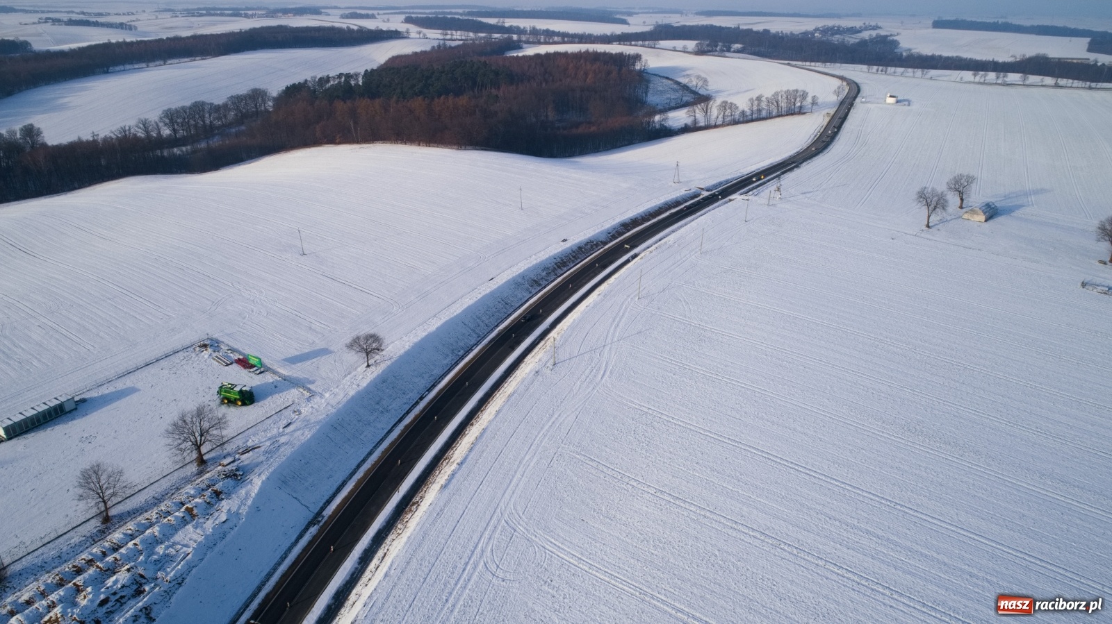 Zdjęcie w galerii na portalu naszraciborz.pl: Raport z budowy wschodniej obwodnicy Raciborza [FOTO i WIDEO] wiadomości z regionu