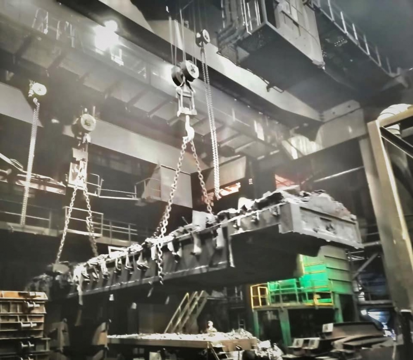 Zdjęcie w galerii na portalu naszraciborz.pl: W Kuźni Raciborskiej powstał potężny odlew. Jego wymiary robią wrażenie wiadomości z regionu